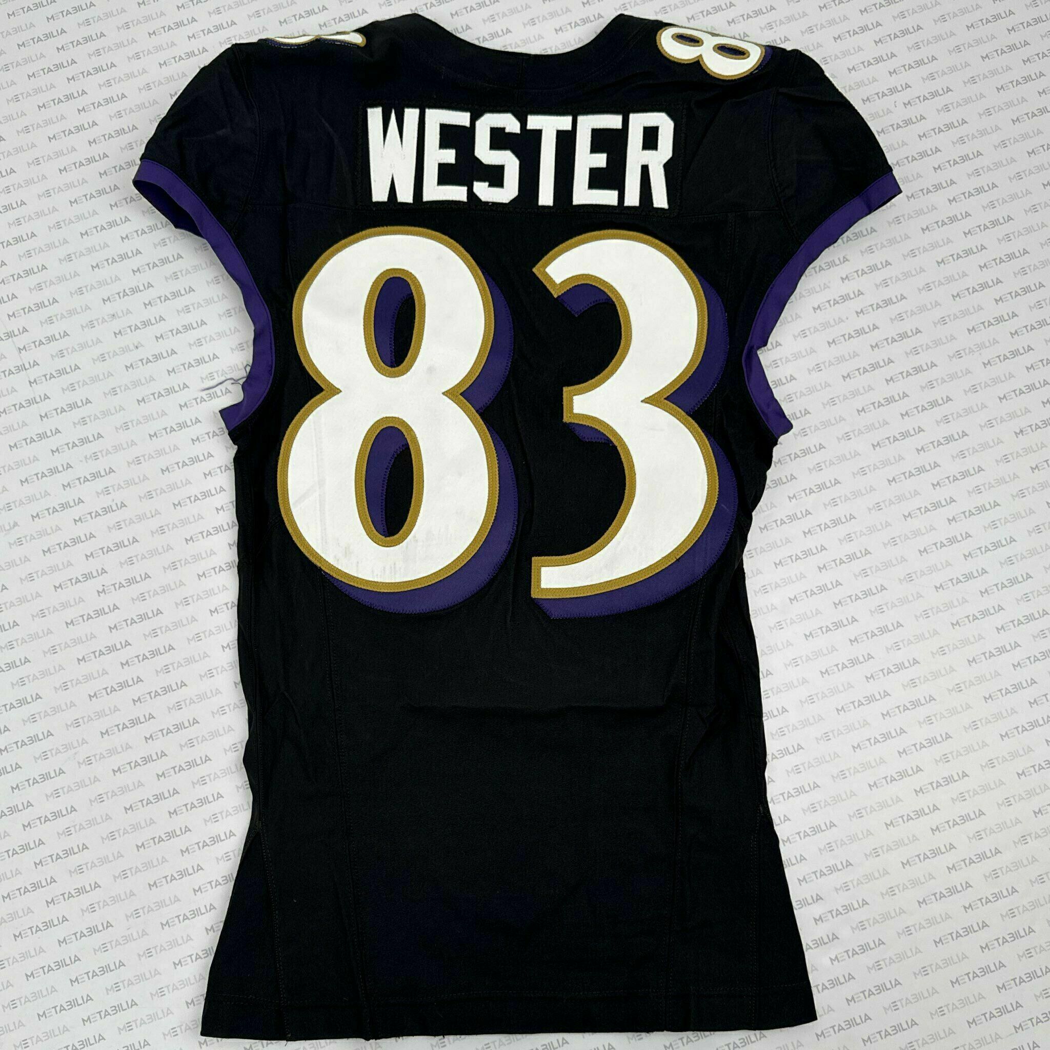 #83 LaJohntay Wester Game-Worn Jersey vs Bears