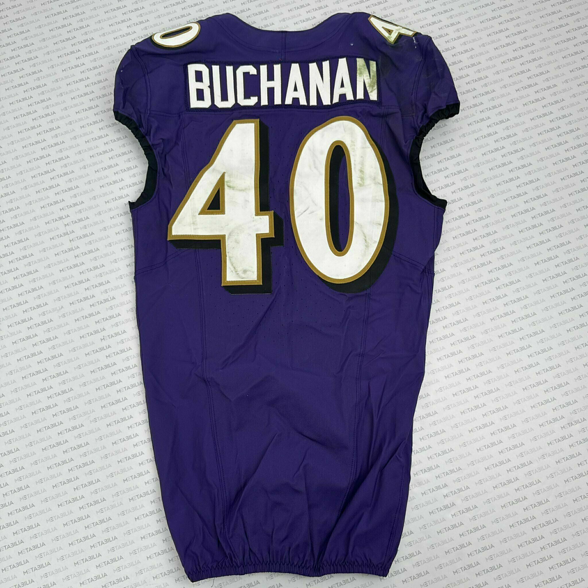 #40 Teddye Buchanan Game-Worn Jersey vs Bengals