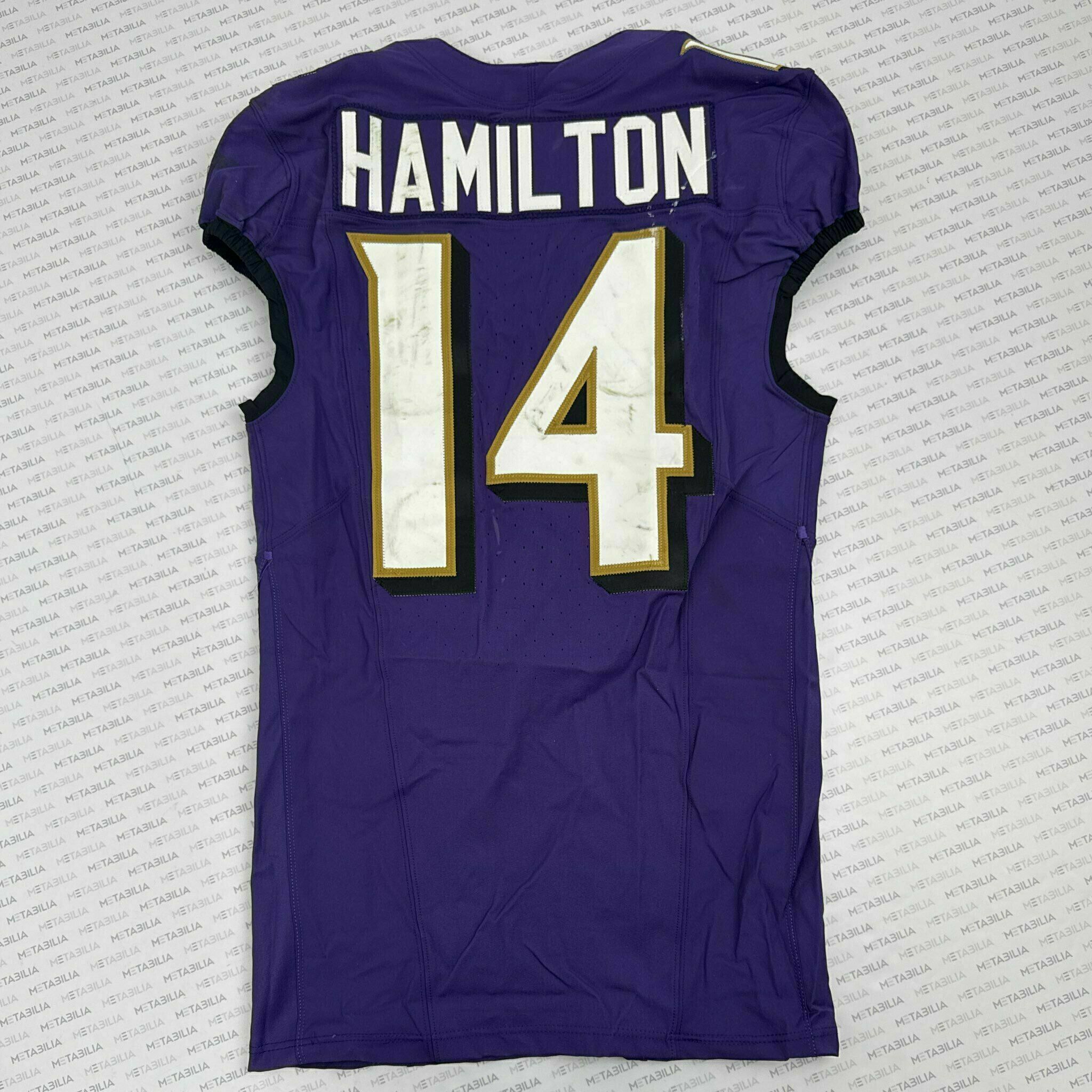 #14 Kyle Hamilton Game-Worn Jersey vs Bengals