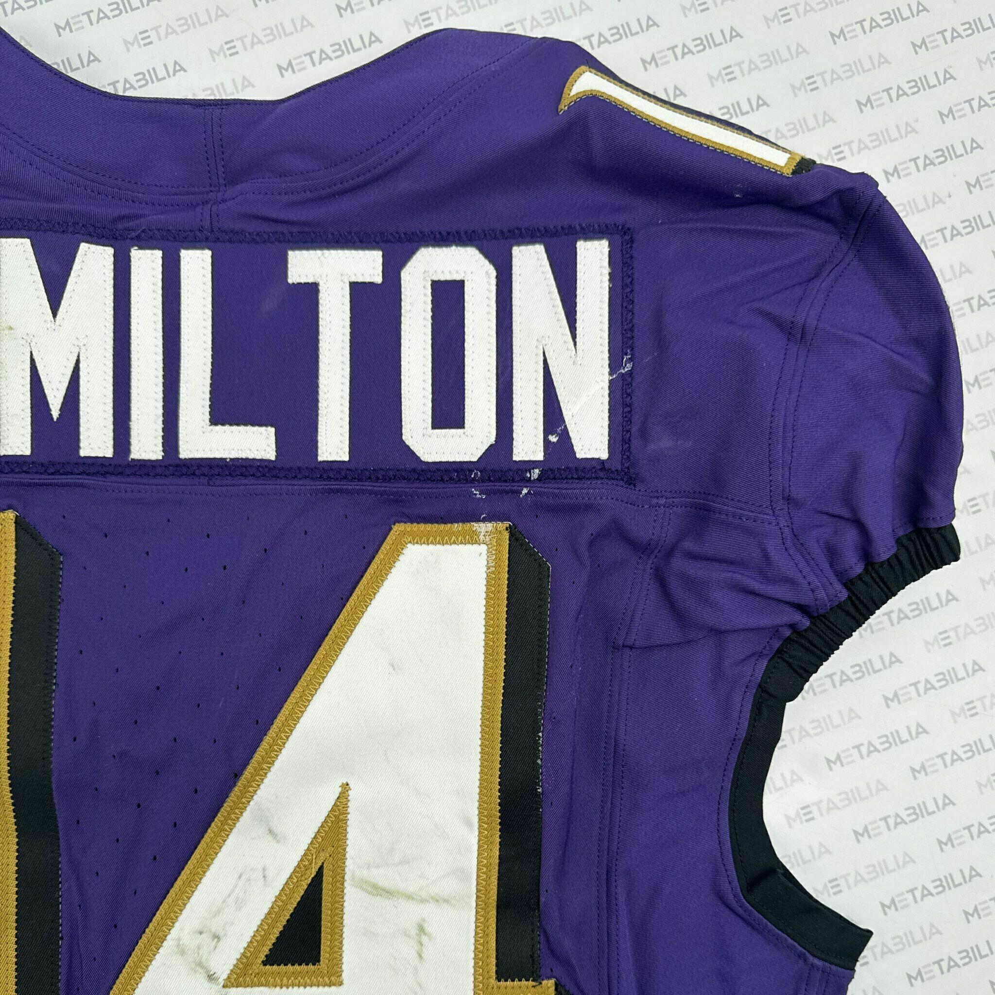 #14 Kyle Hamilton Game-Worn Jersey vs Bengals
