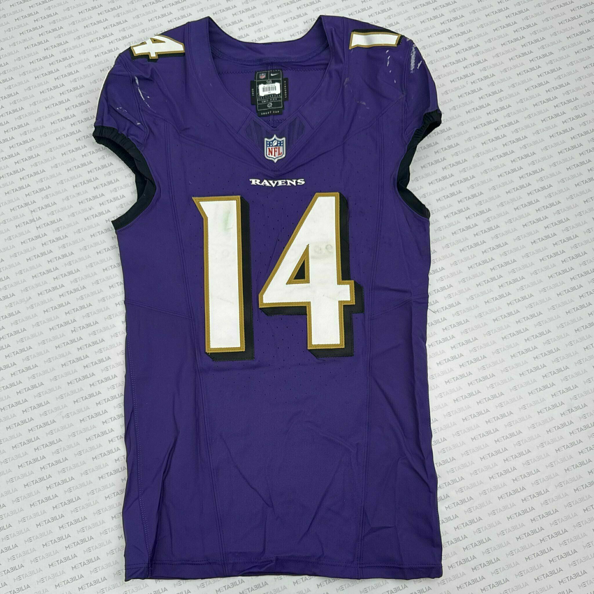 #14 Kyle Hamilton Game-Worn Jersey vs Bengals