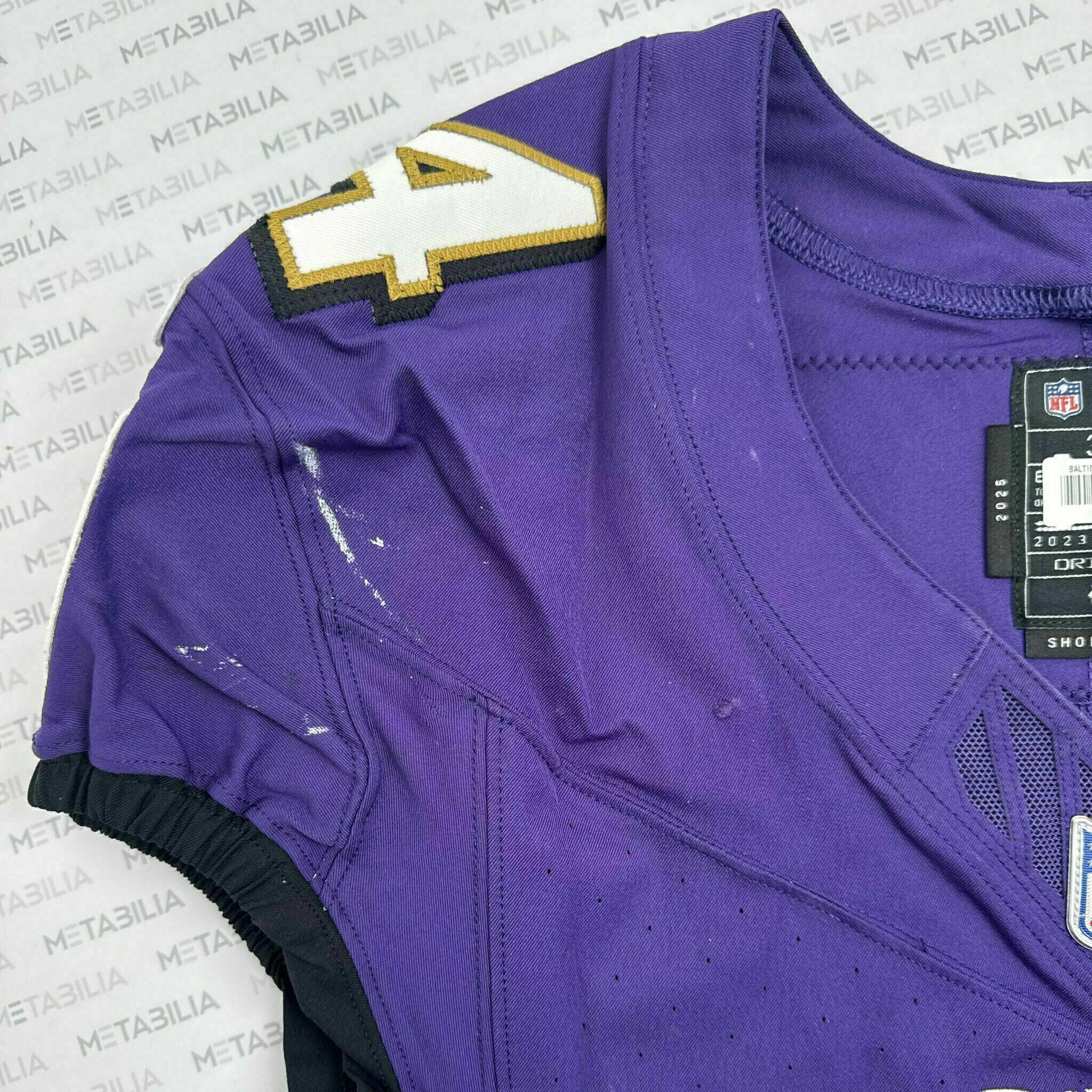 #14 Kyle Hamilton Game-Worn Jersey vs Bengals