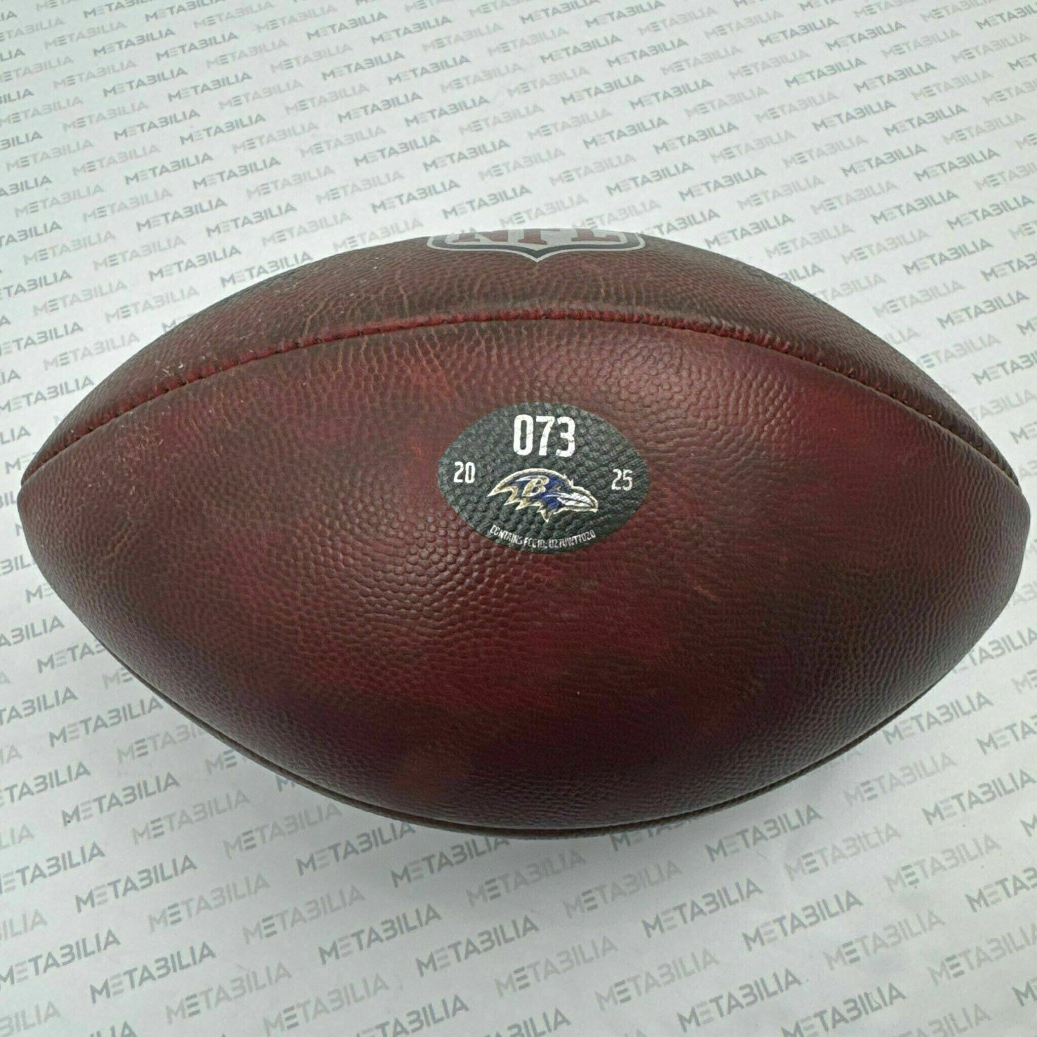 Ravens Game-Used Ball #073 vs Dolphins