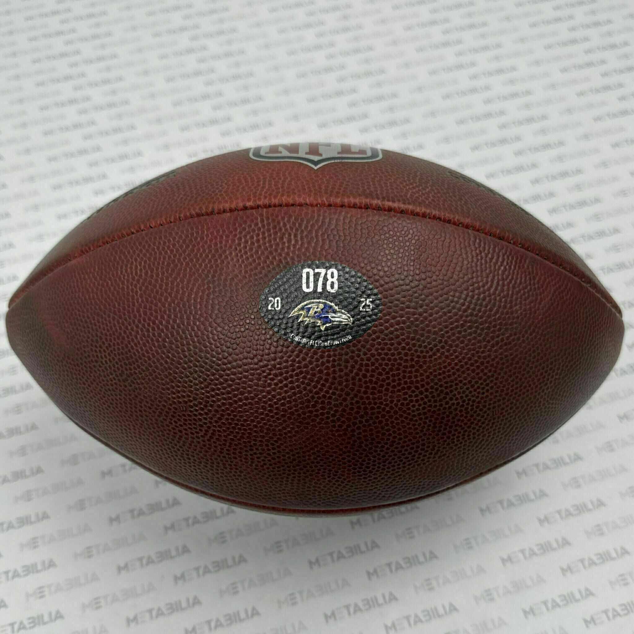 Ravens Game-Used Ball #078 vs Dolphins