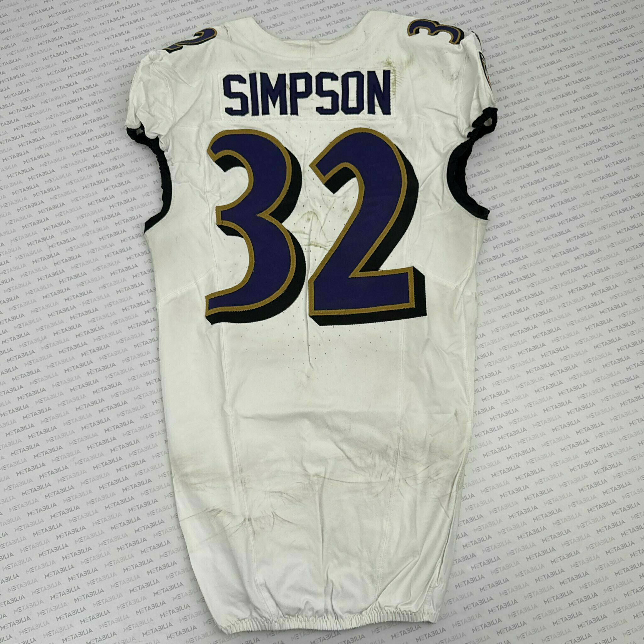#32 Trenton Simpson Game-Worn Jersey vs Dolphins