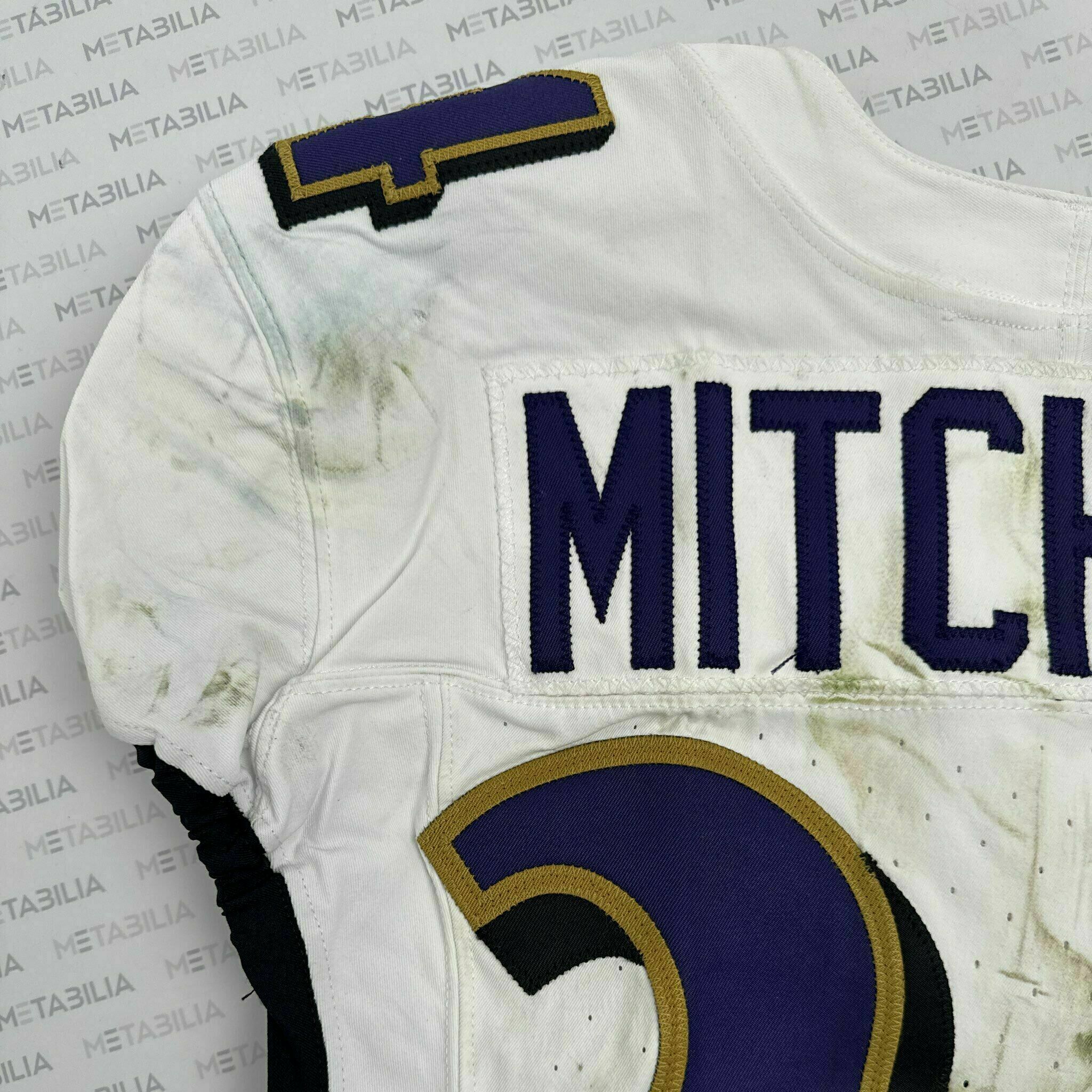 #34 Keaton Mitchell Game-Worn Jersey vs Dolphins