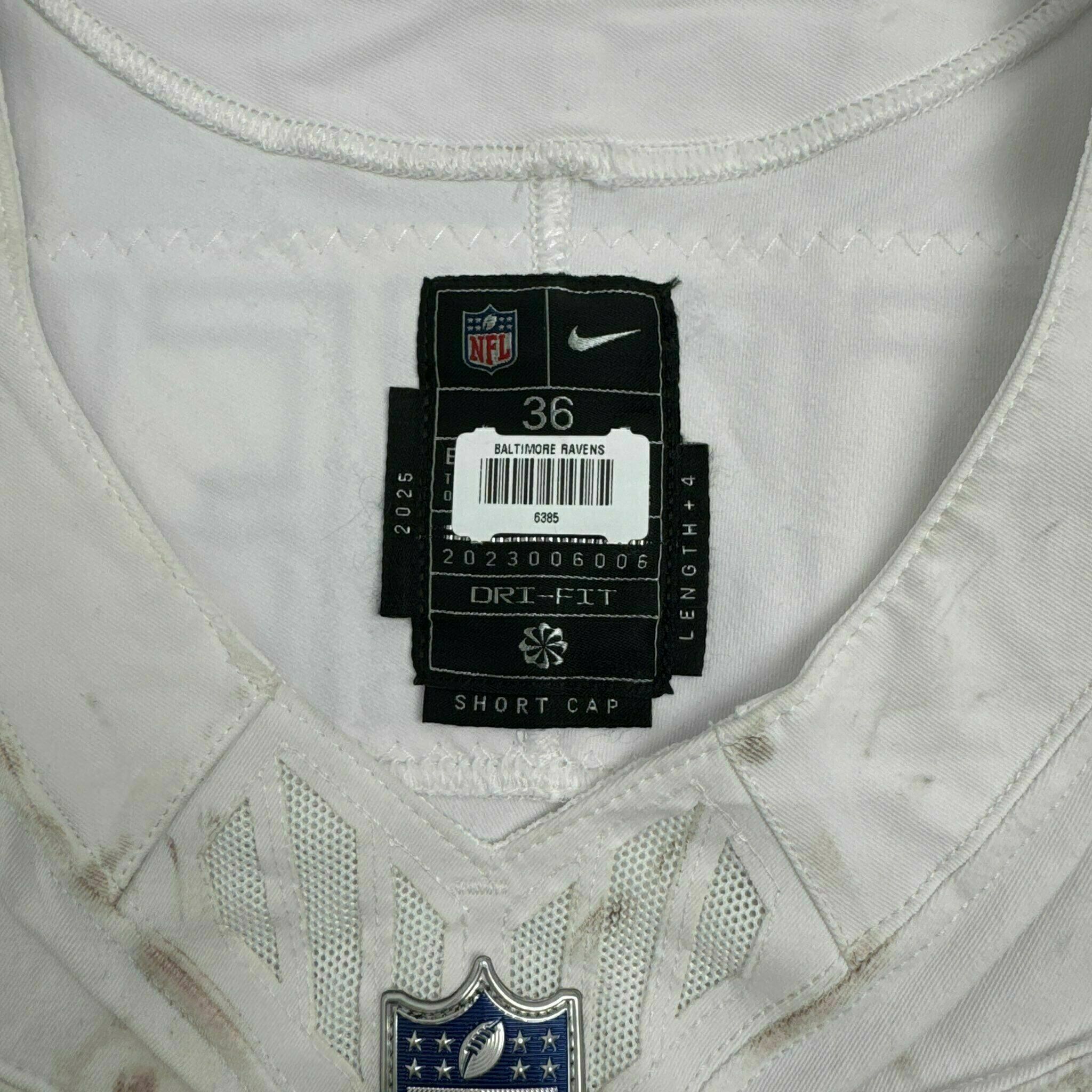 #34 Keaton Mitchell Game-Worn Jersey vs Dolphins