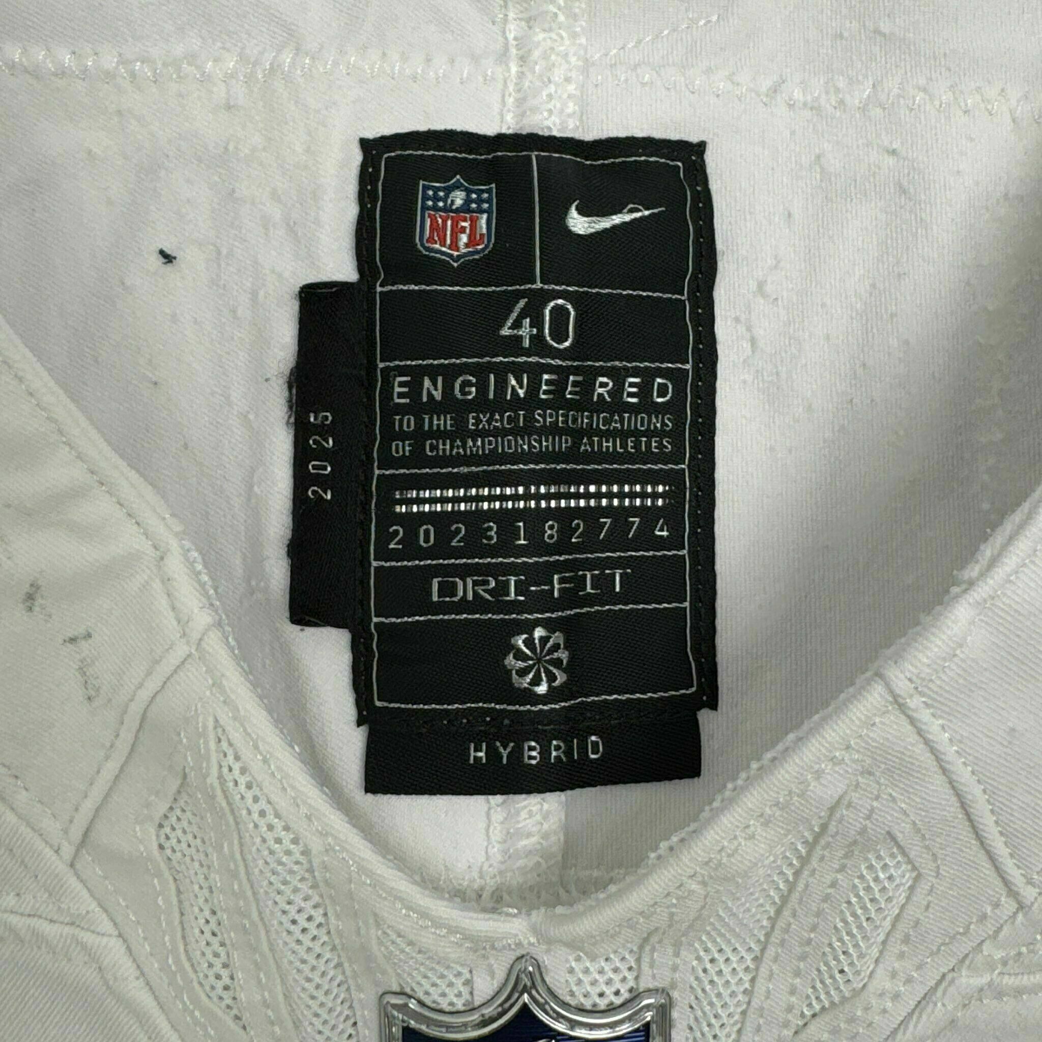 #25 Myles Bryant Game-Worn Jersey vs Chargers