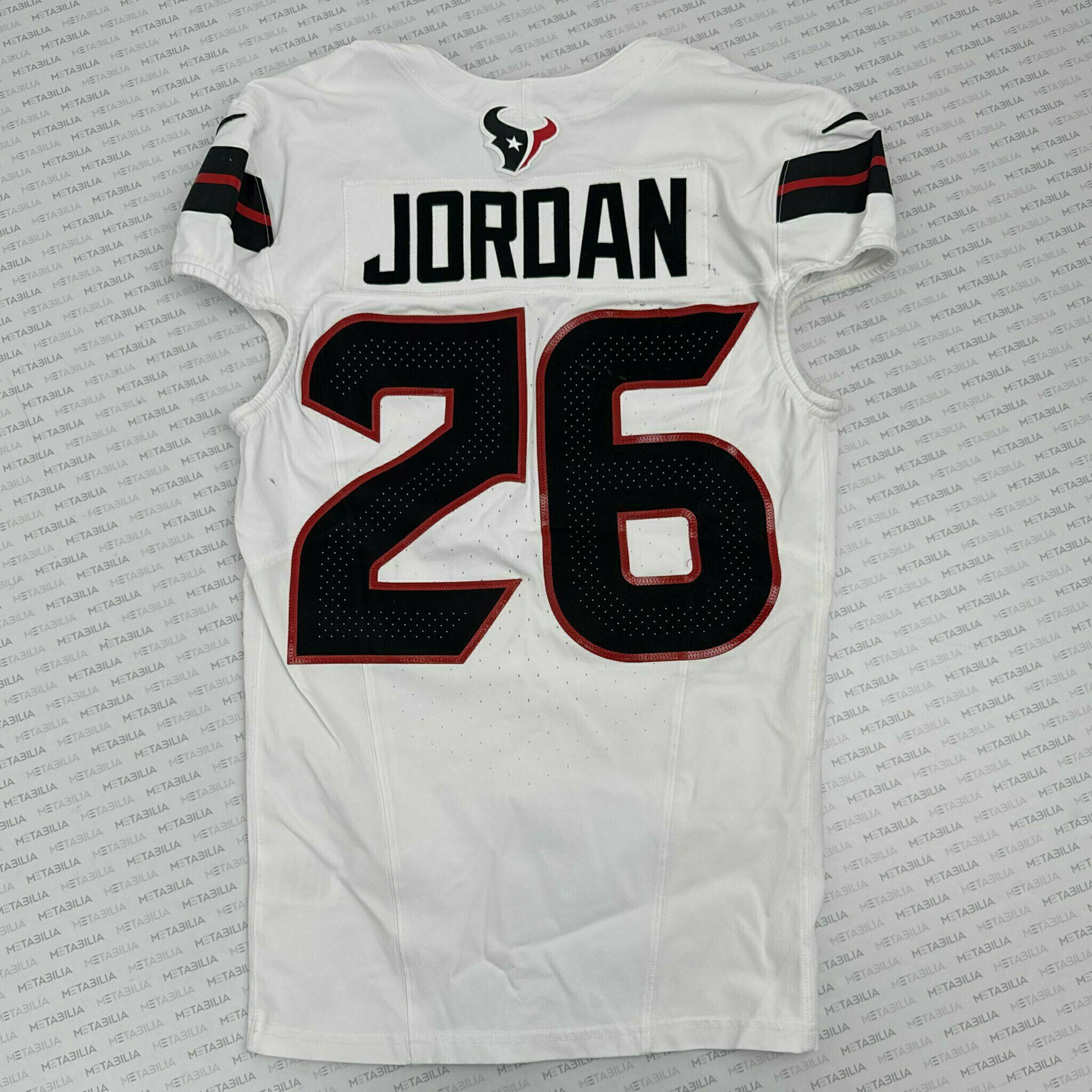 #26 Jawhar Jordan Game-Worn Jersey vs Chargers