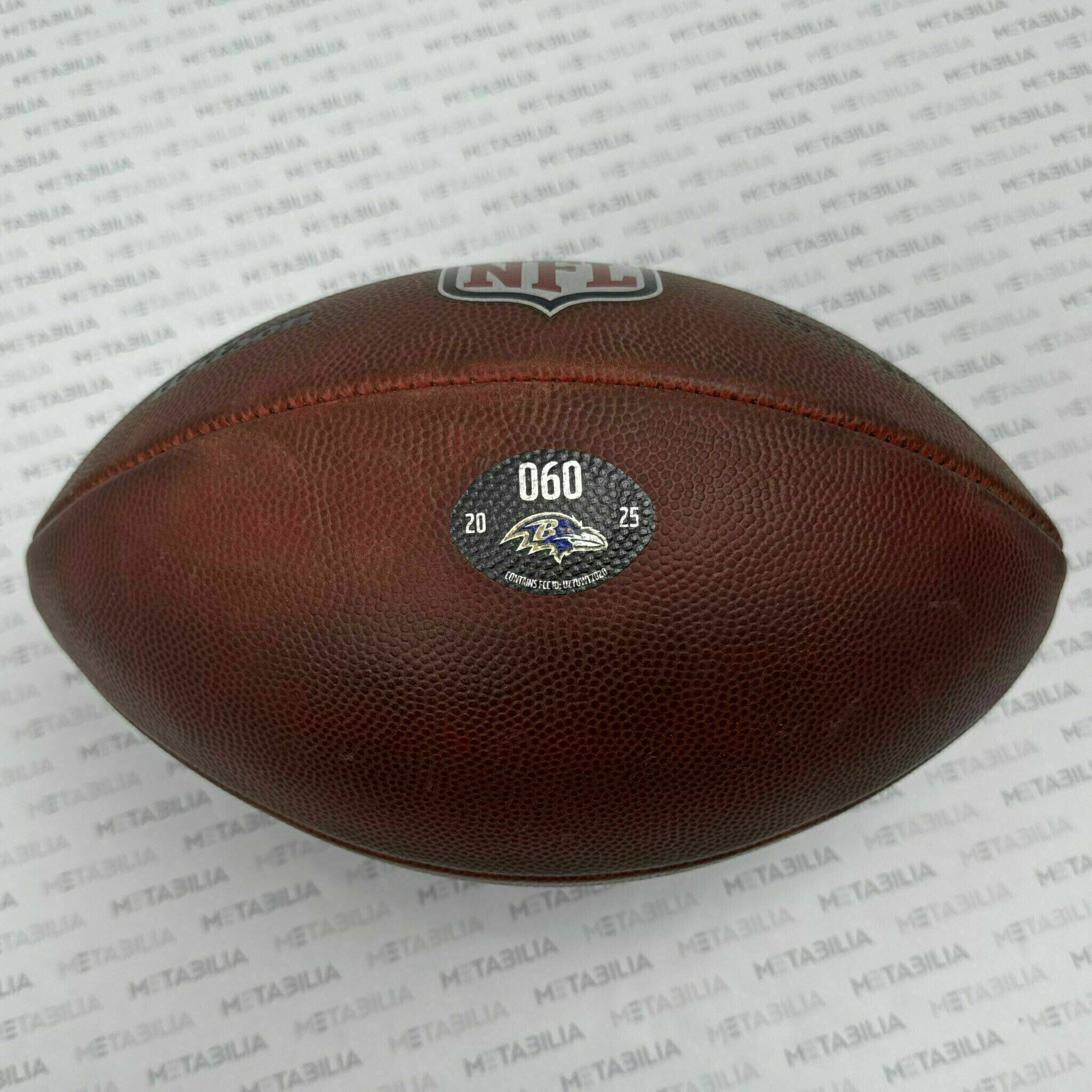 Ravens Game-Used Ball #060 vs Jets