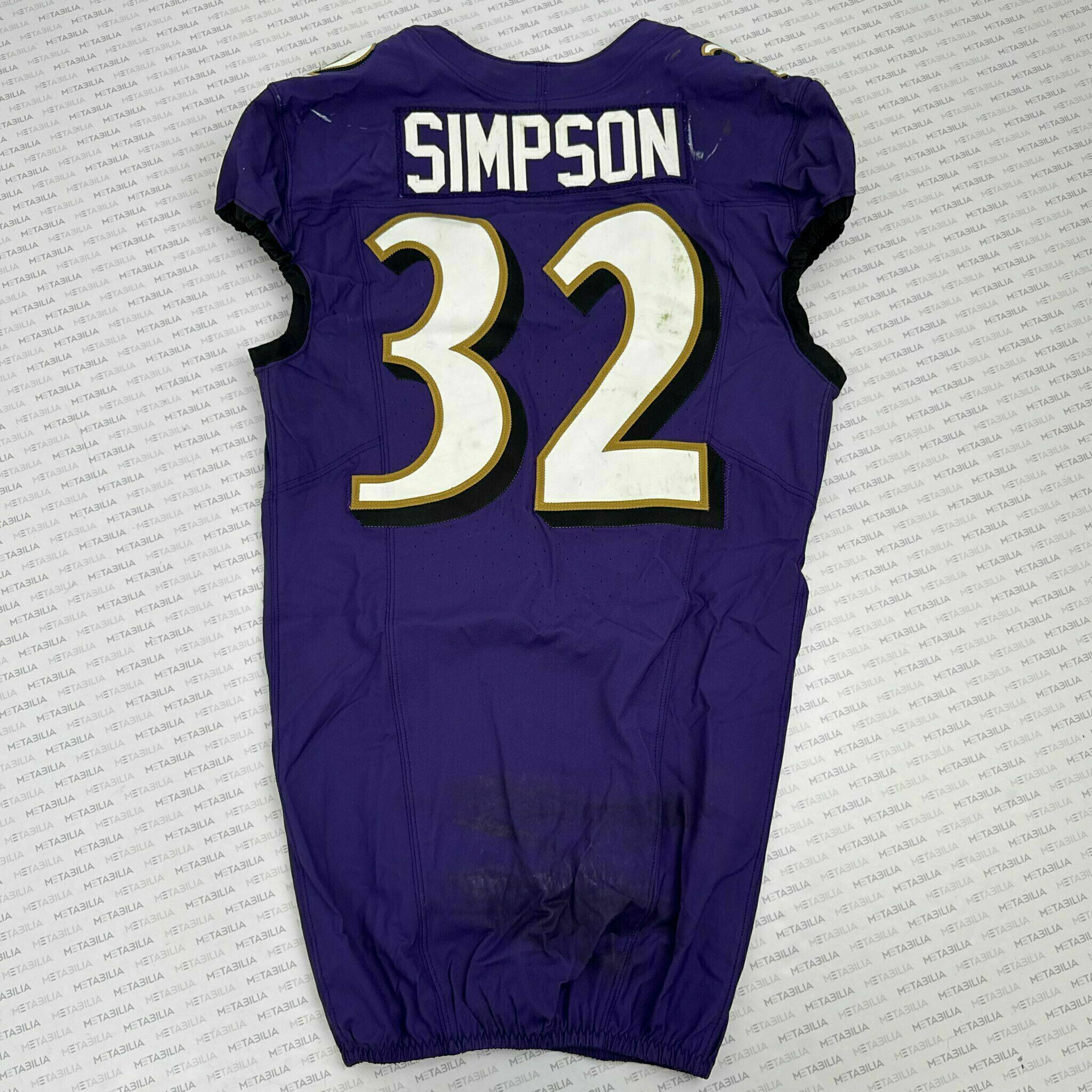#32 Trenton Simpson Game-Worn Jersey vs Jets