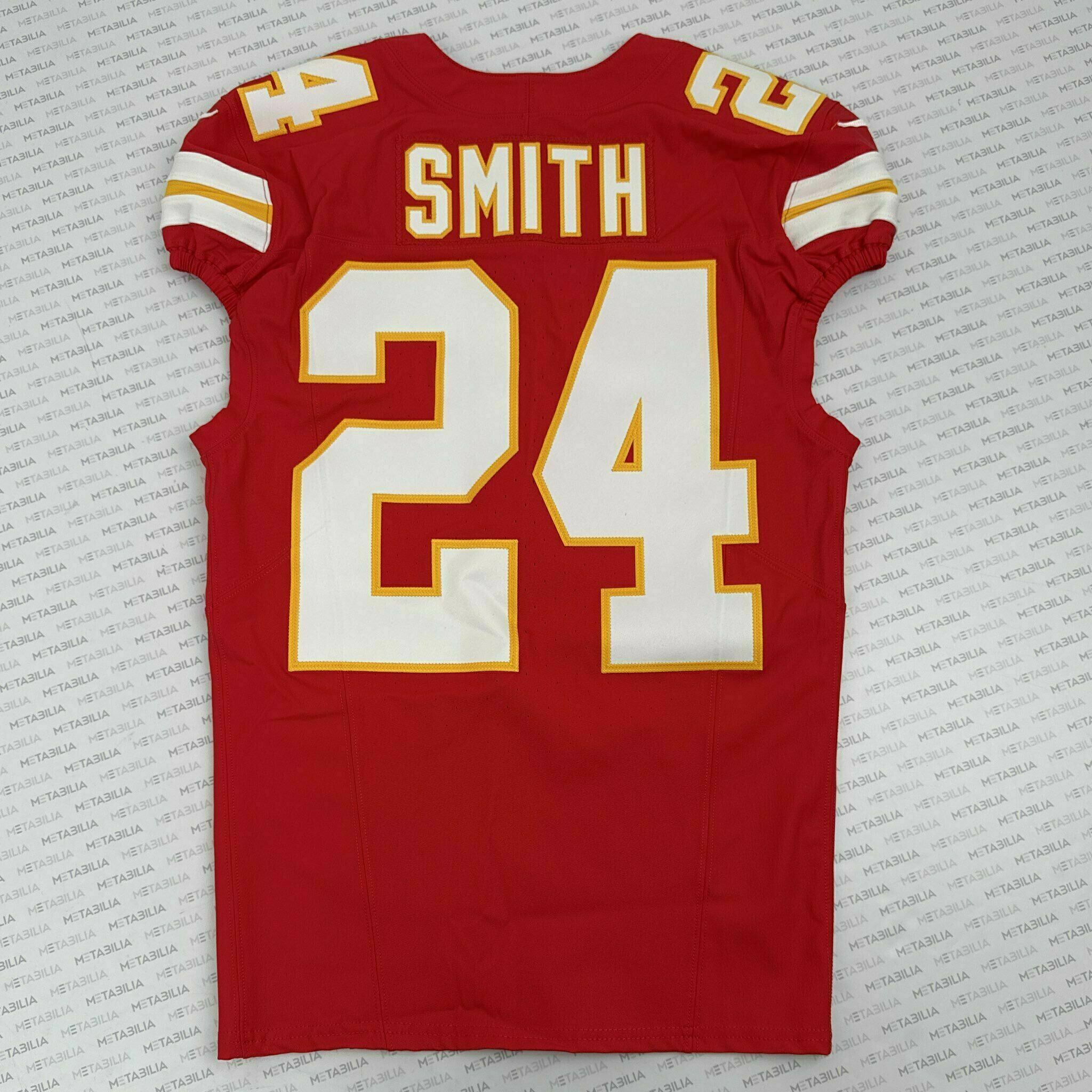 #24 SMITH Game-Issued Jersey vs DEN