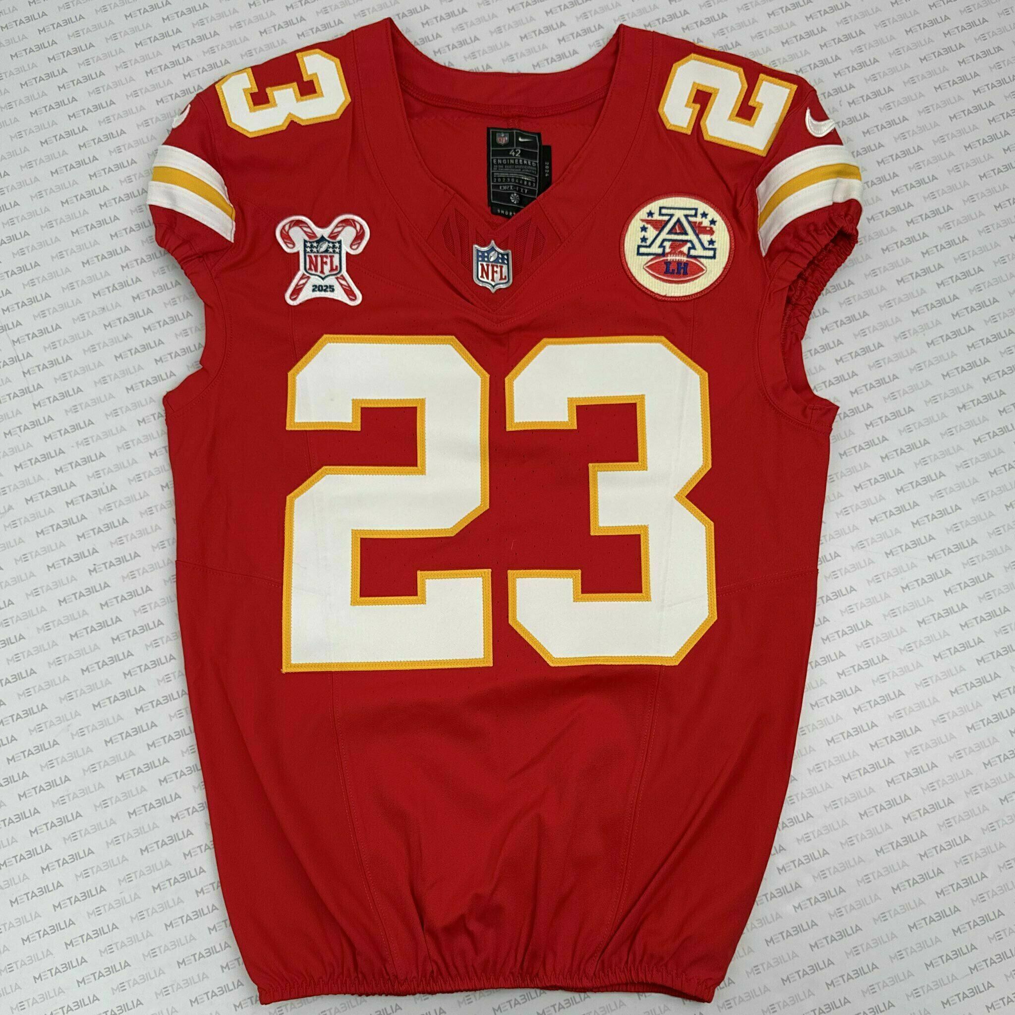 #23 TRANQUILL Game-Issued Jersey vs DEN