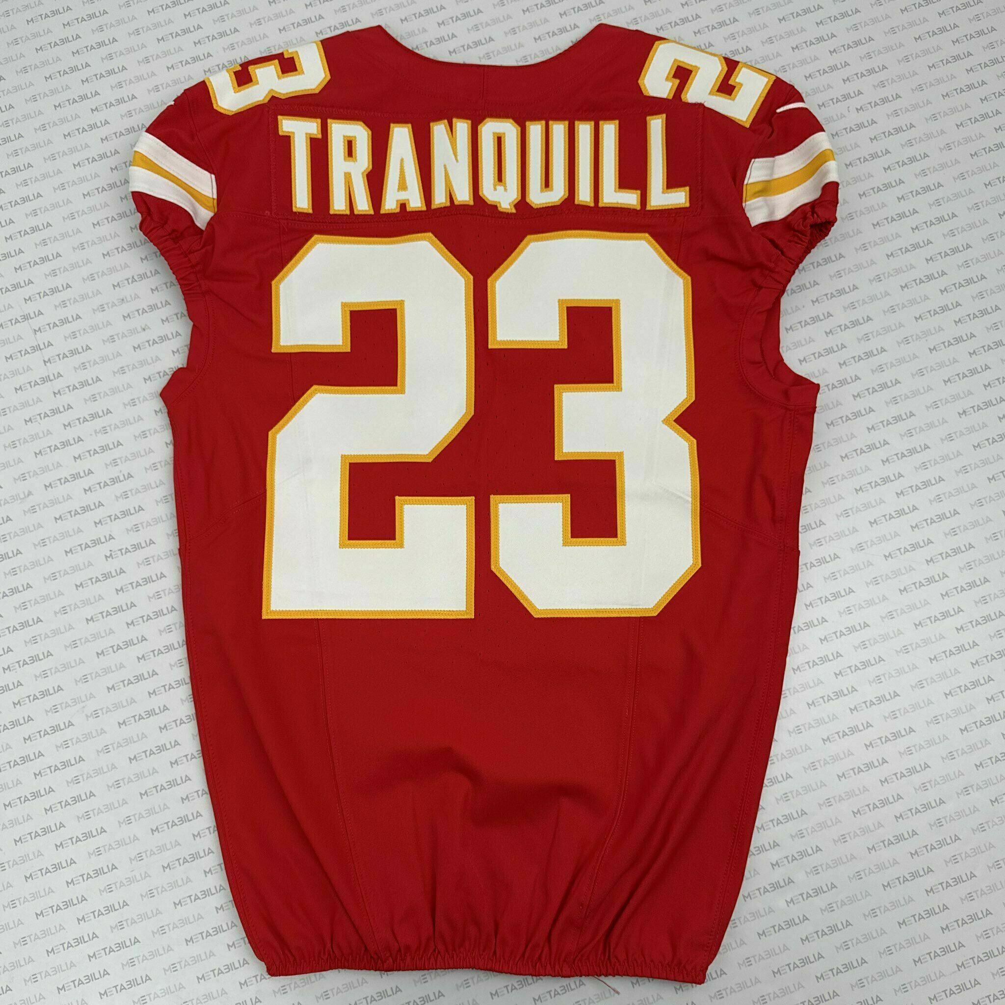 #23 TRANQUILL Game-Issued Jersey vs DEN