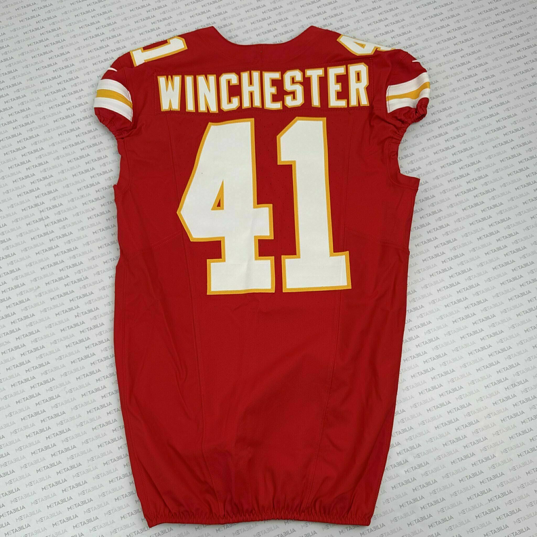 #41 WINCHESTER Game-Issued Jersey vs DEN