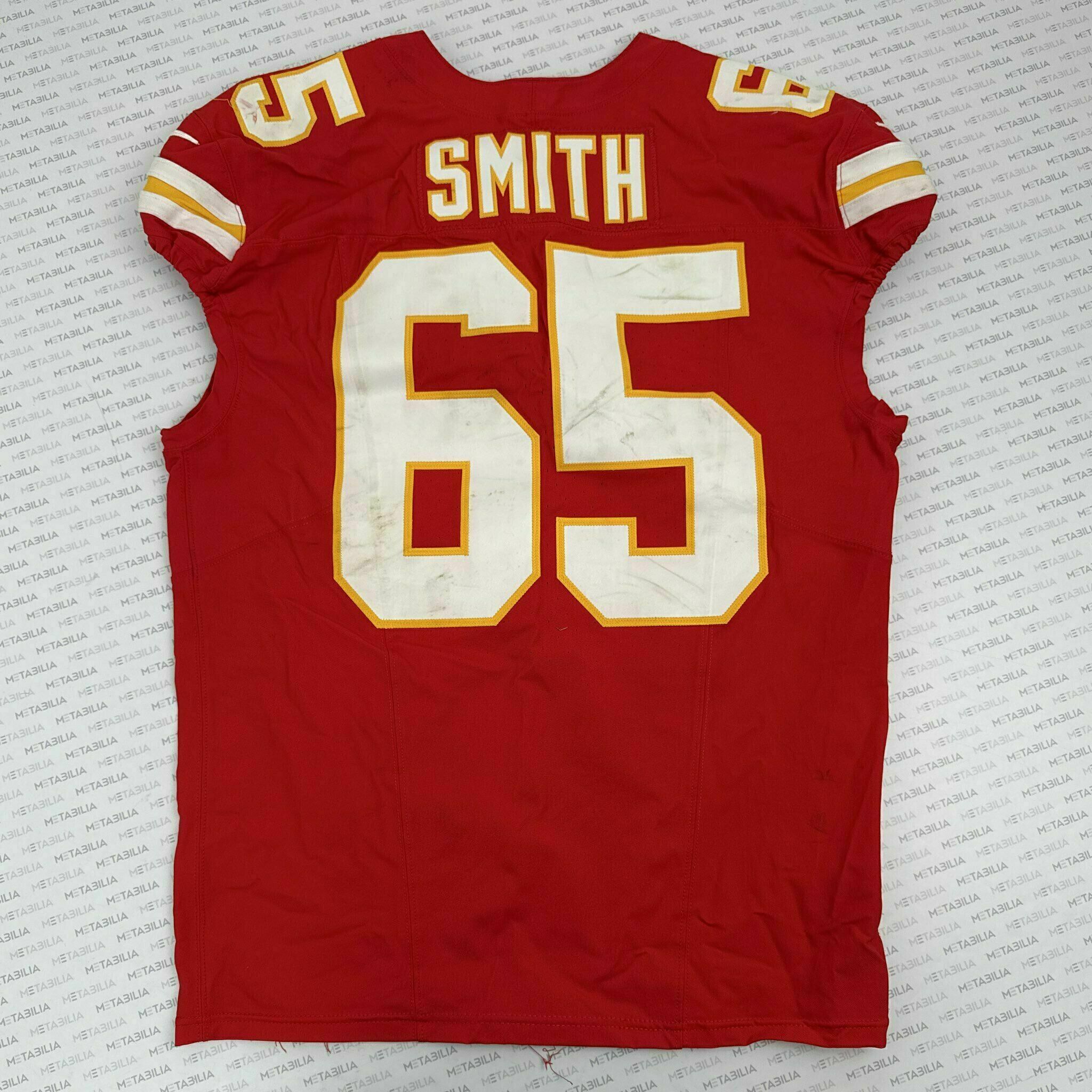 #65 Smith Game-Worn Jersey vs DEN w/ holiday patch
