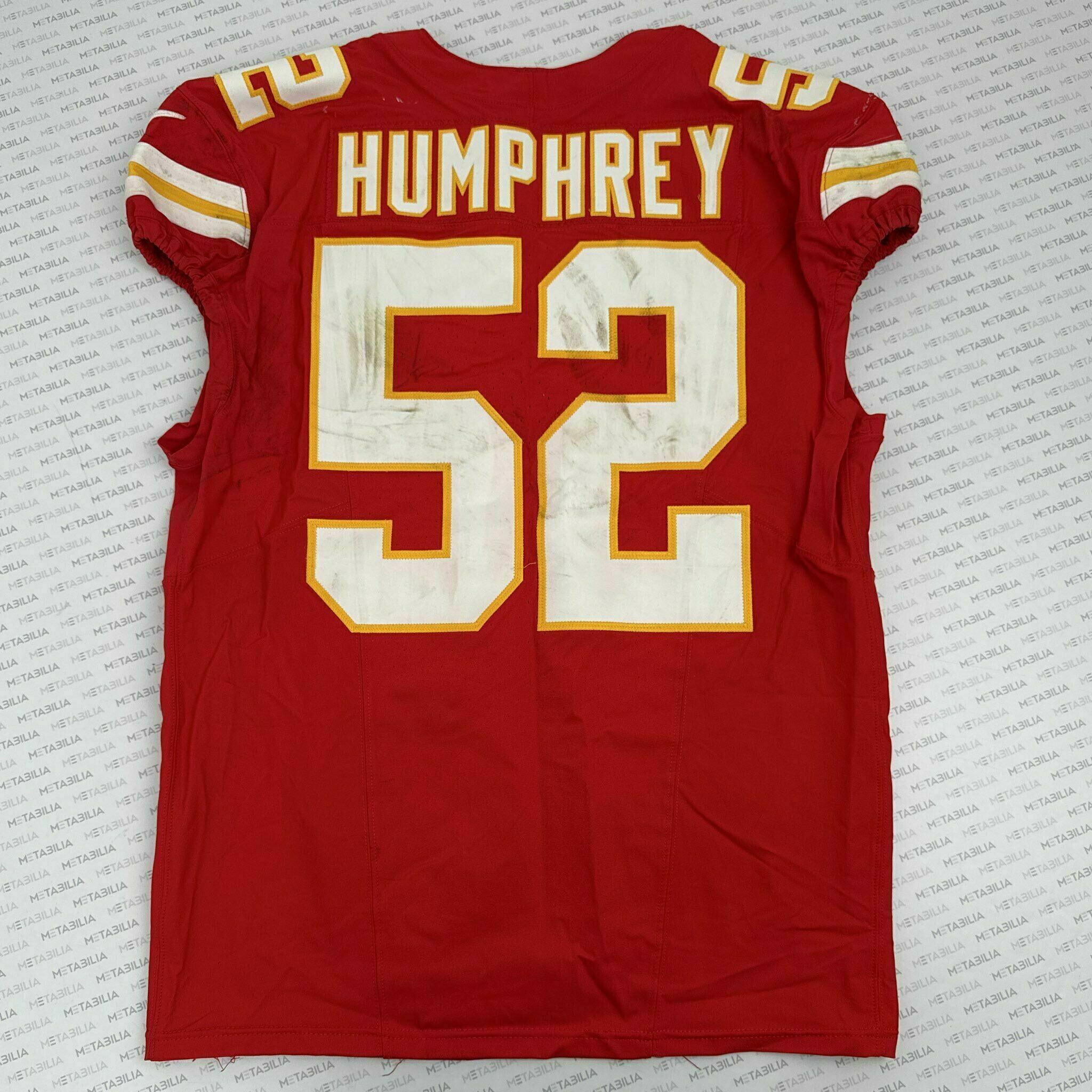 #52 Humphrey Game-Worn Jersey vs DEN w/ holiday patch