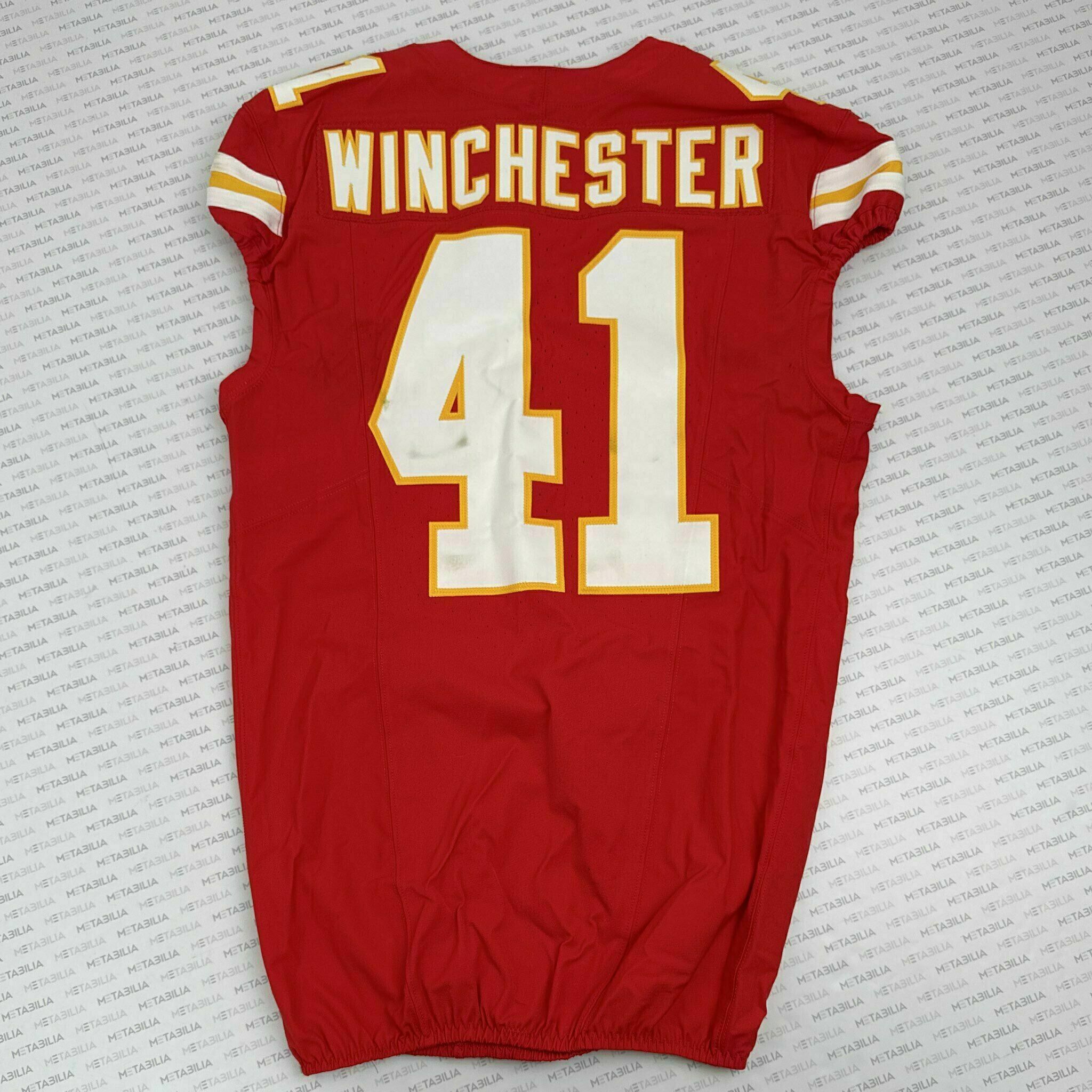 #41 James Winchester Game-Worn Jersey vs DEN w/ holiday patch