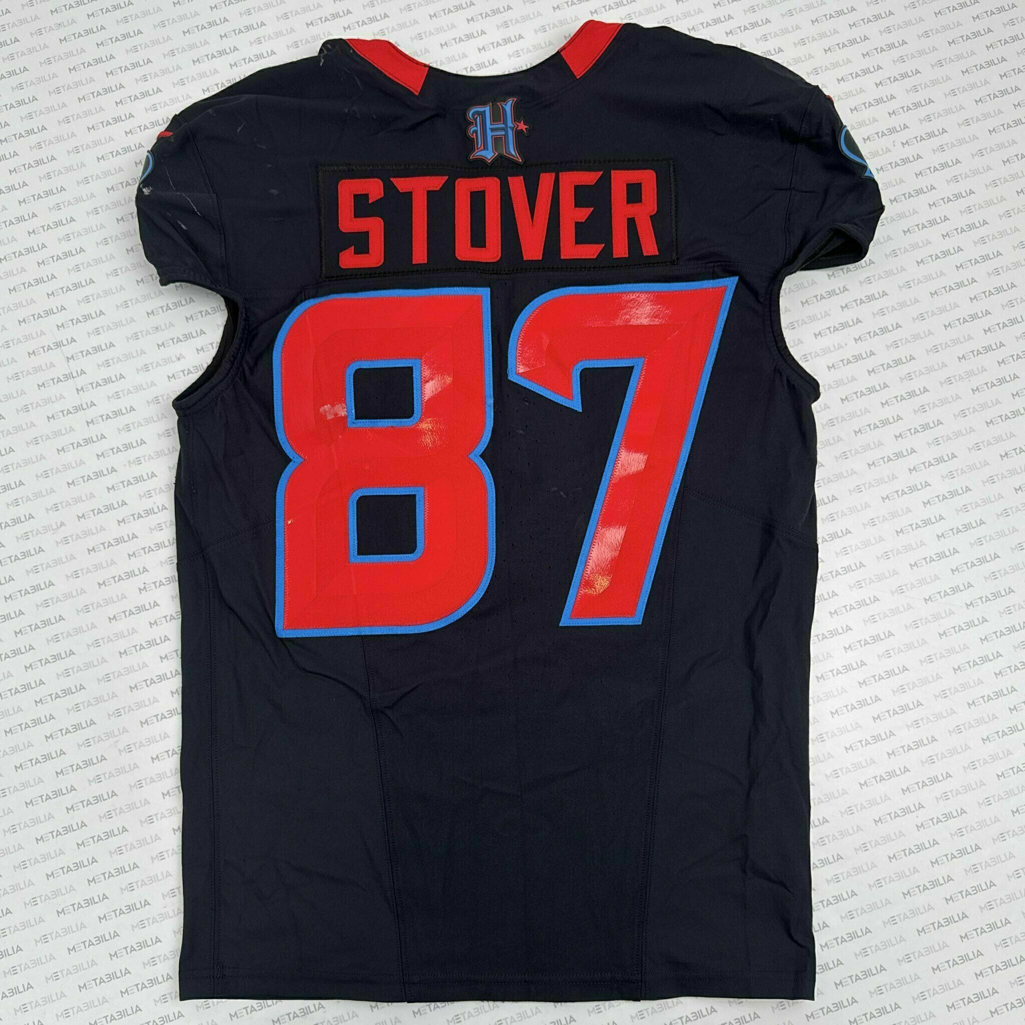#87 Cade Stover Game-Worn Jersey vs IND