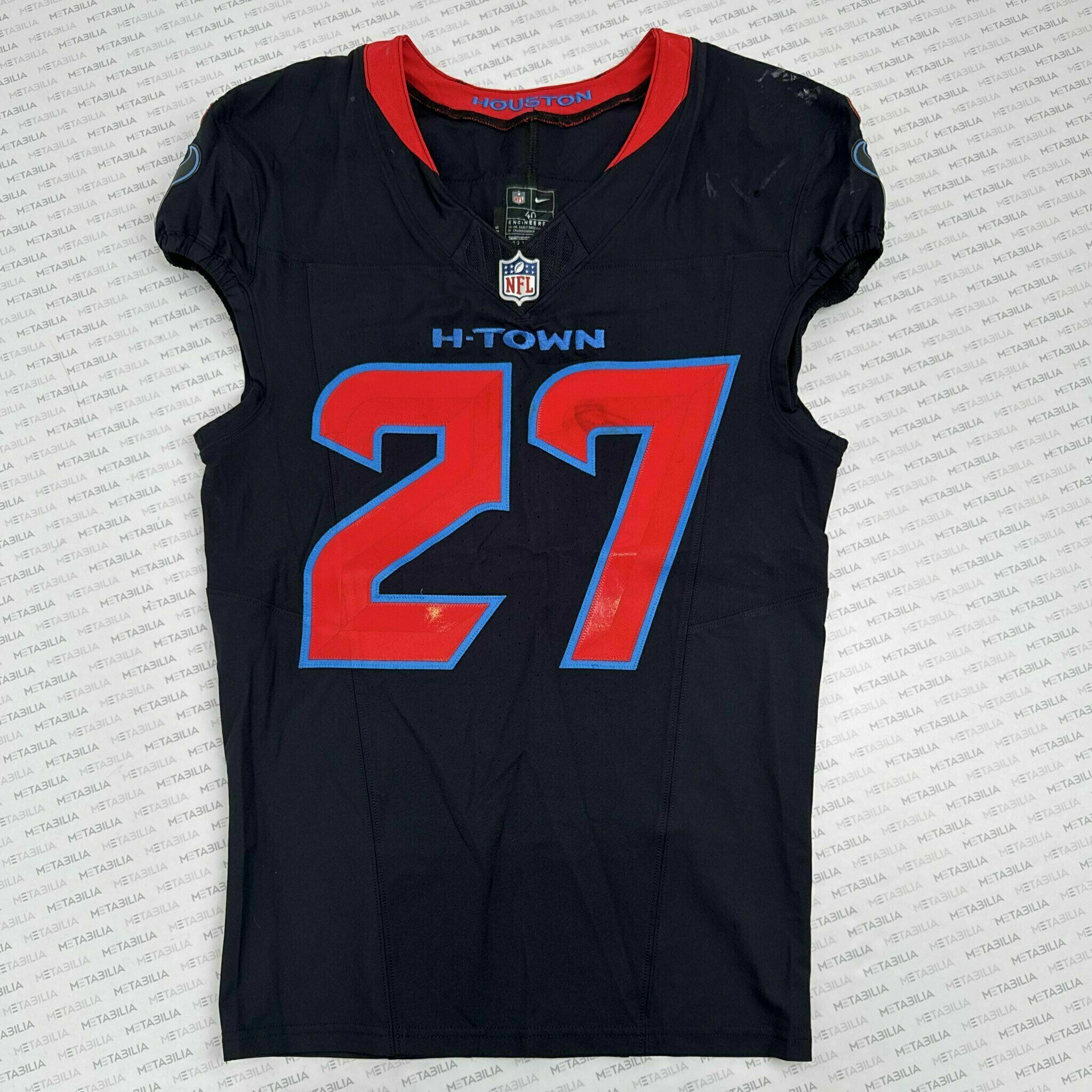 #27 Woody Marks Game-Worn Jersey vs IND