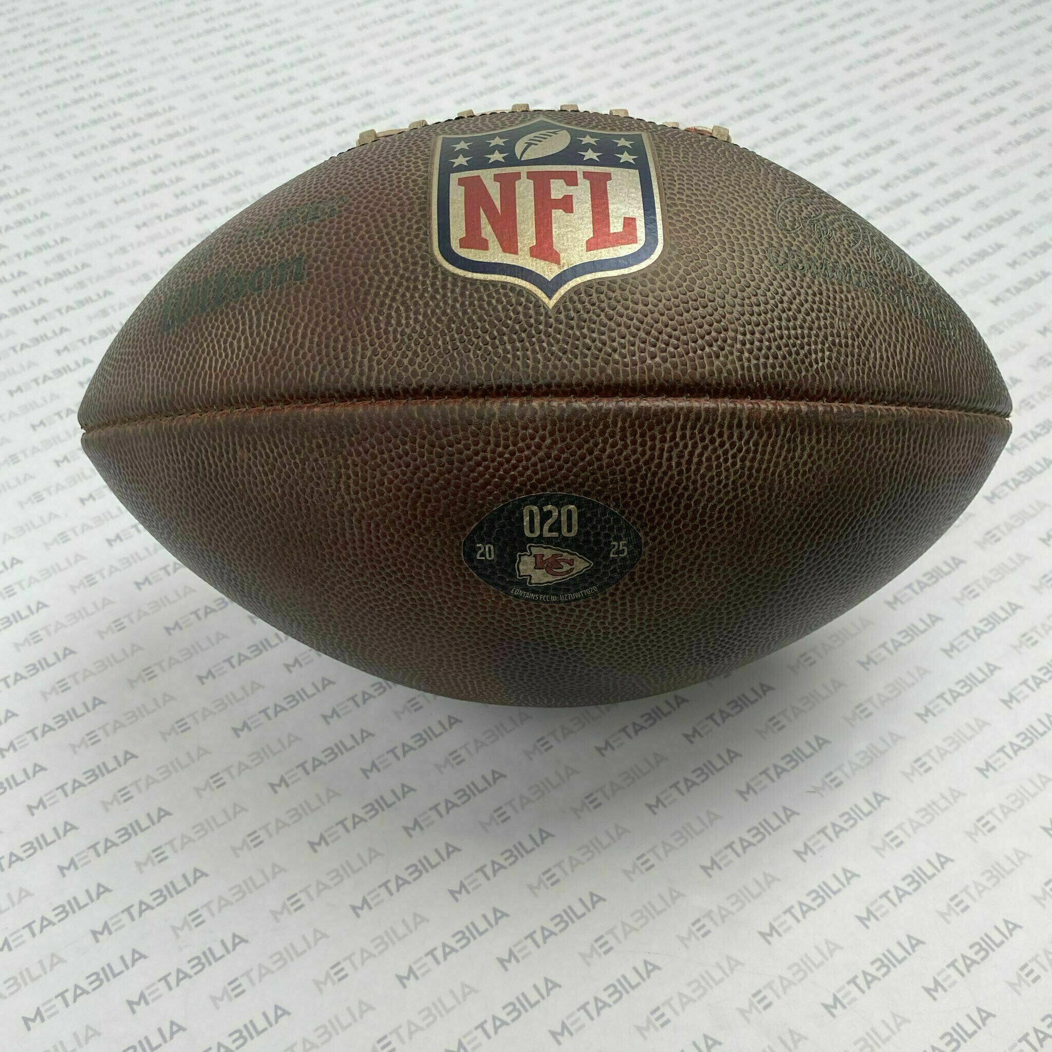 Chiefs Game-Used Ball #020 vs Raiders