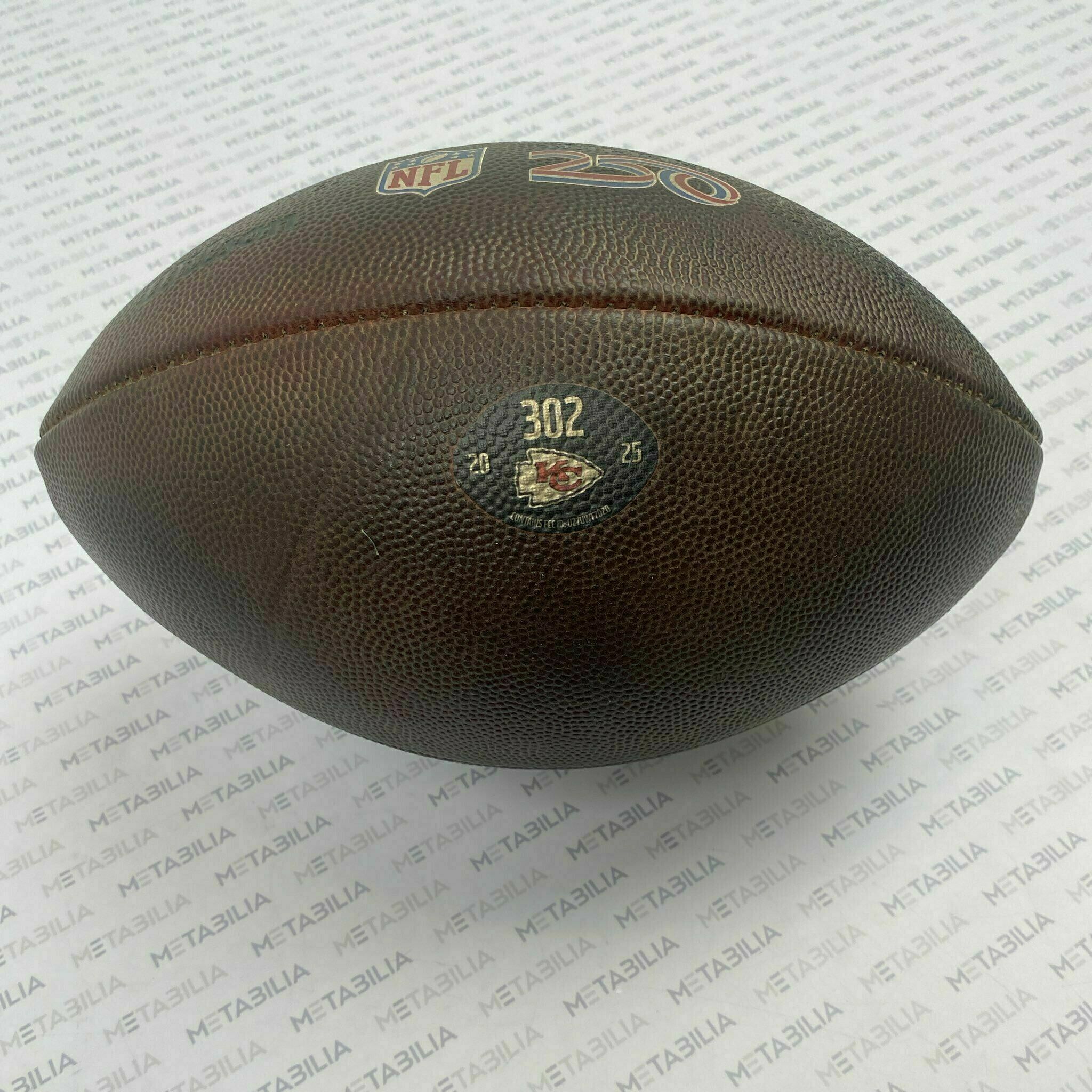 Chiefs Game-Used Ball #302 vs Raiders