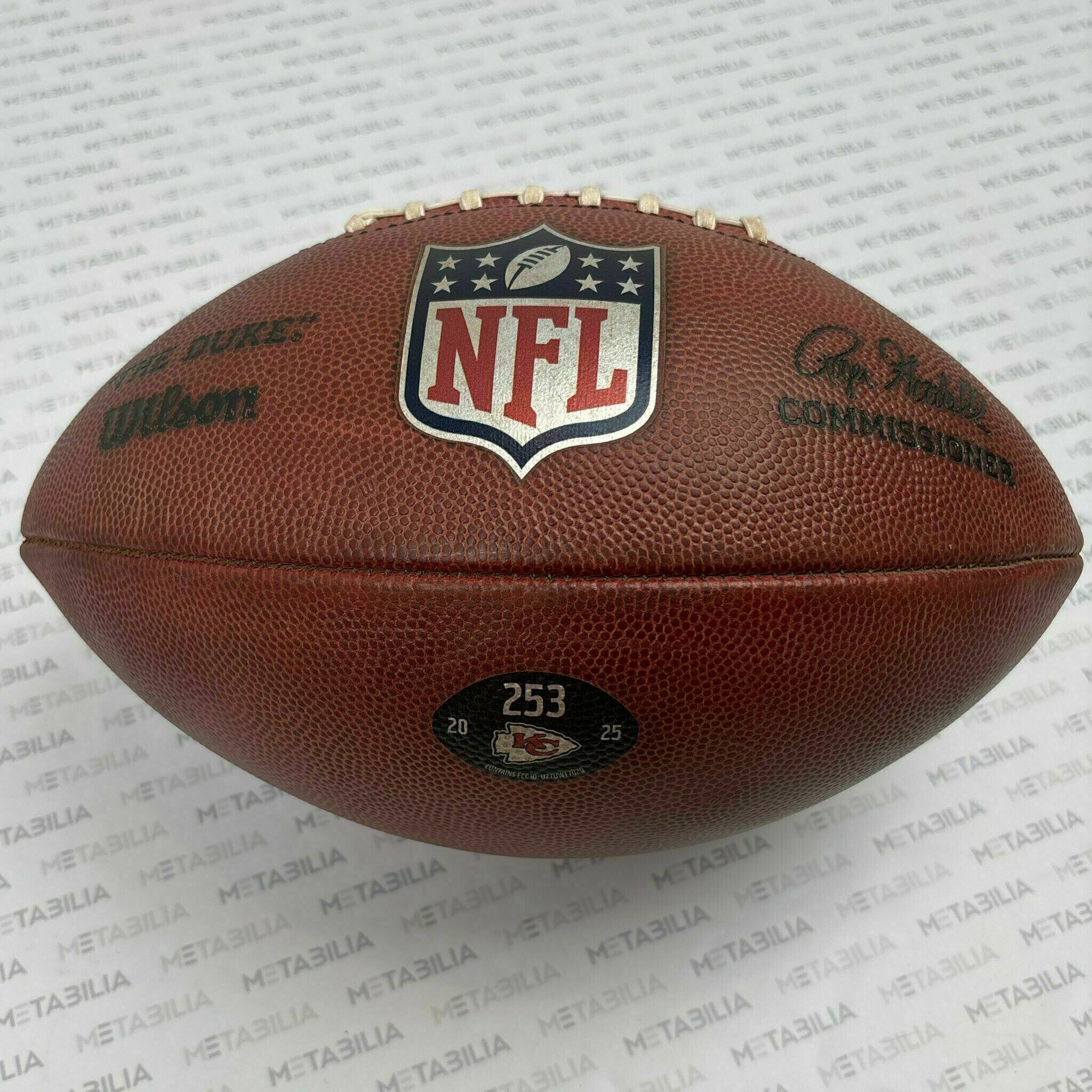 Chiefs Game-Used Ball #253 vs Texans