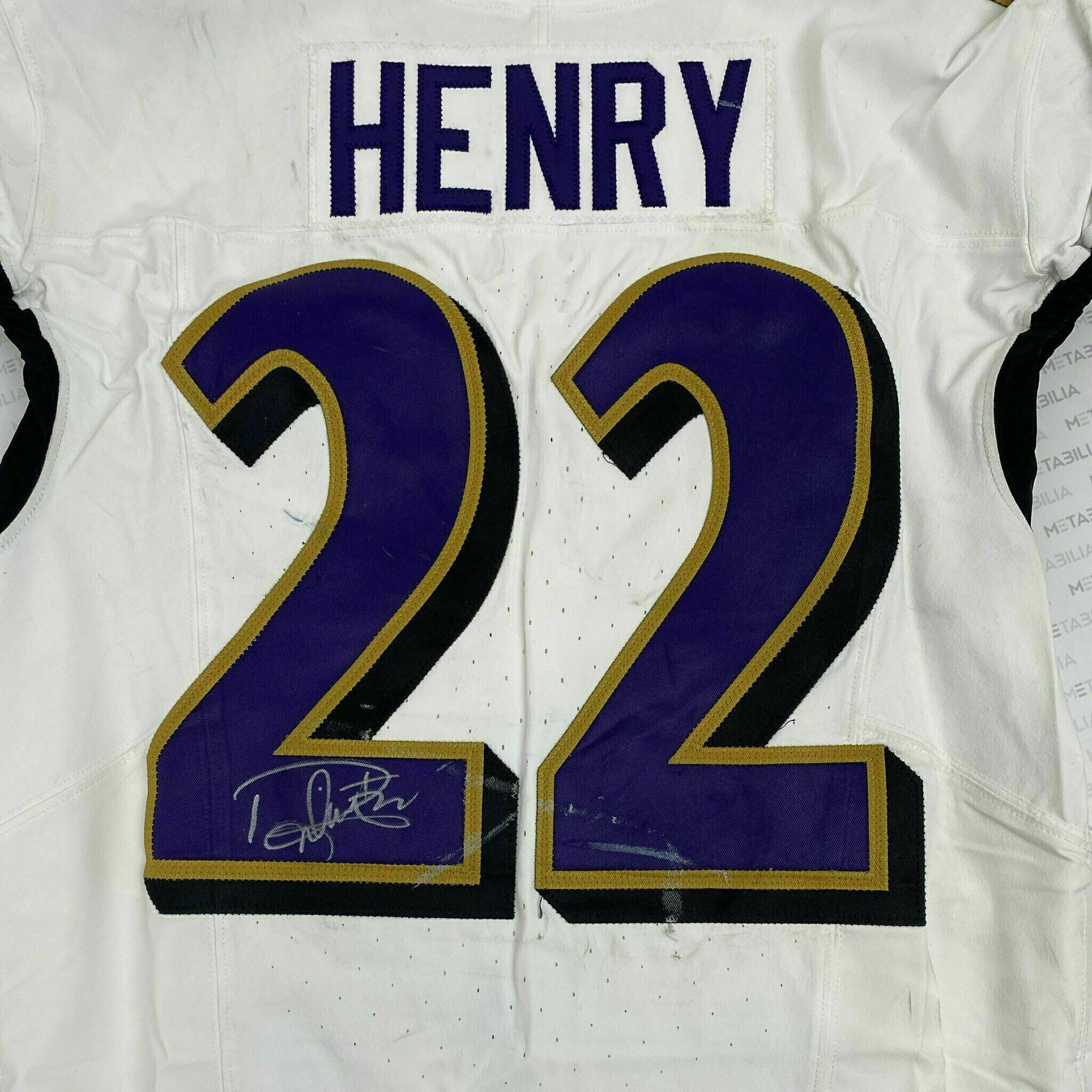 #22 Derrick Henry Signed Game-Worn Jersey vs NYG