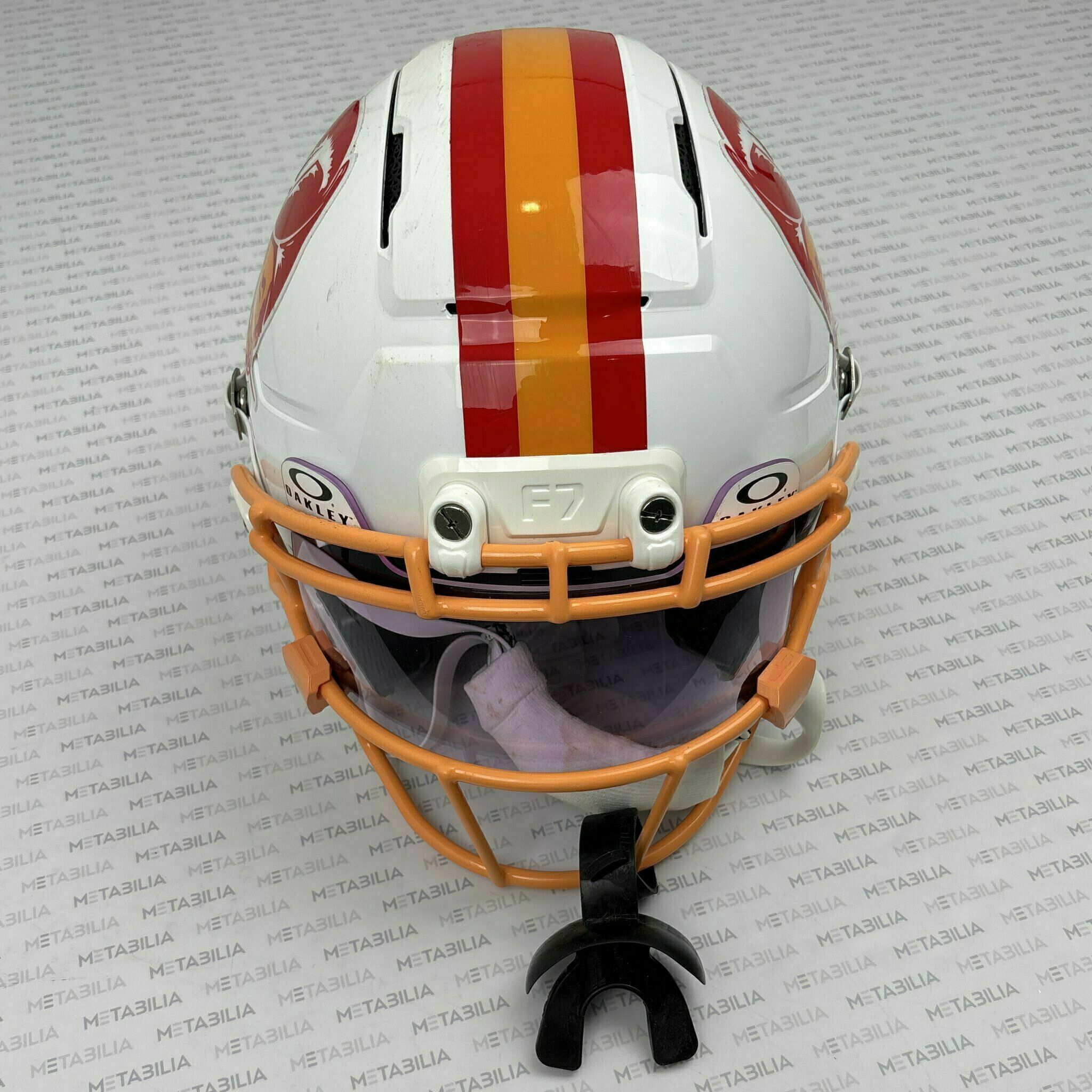 #17 Sterling Shepard Game-Worn 1976 Throwback Helmet vs Jets & Falcons