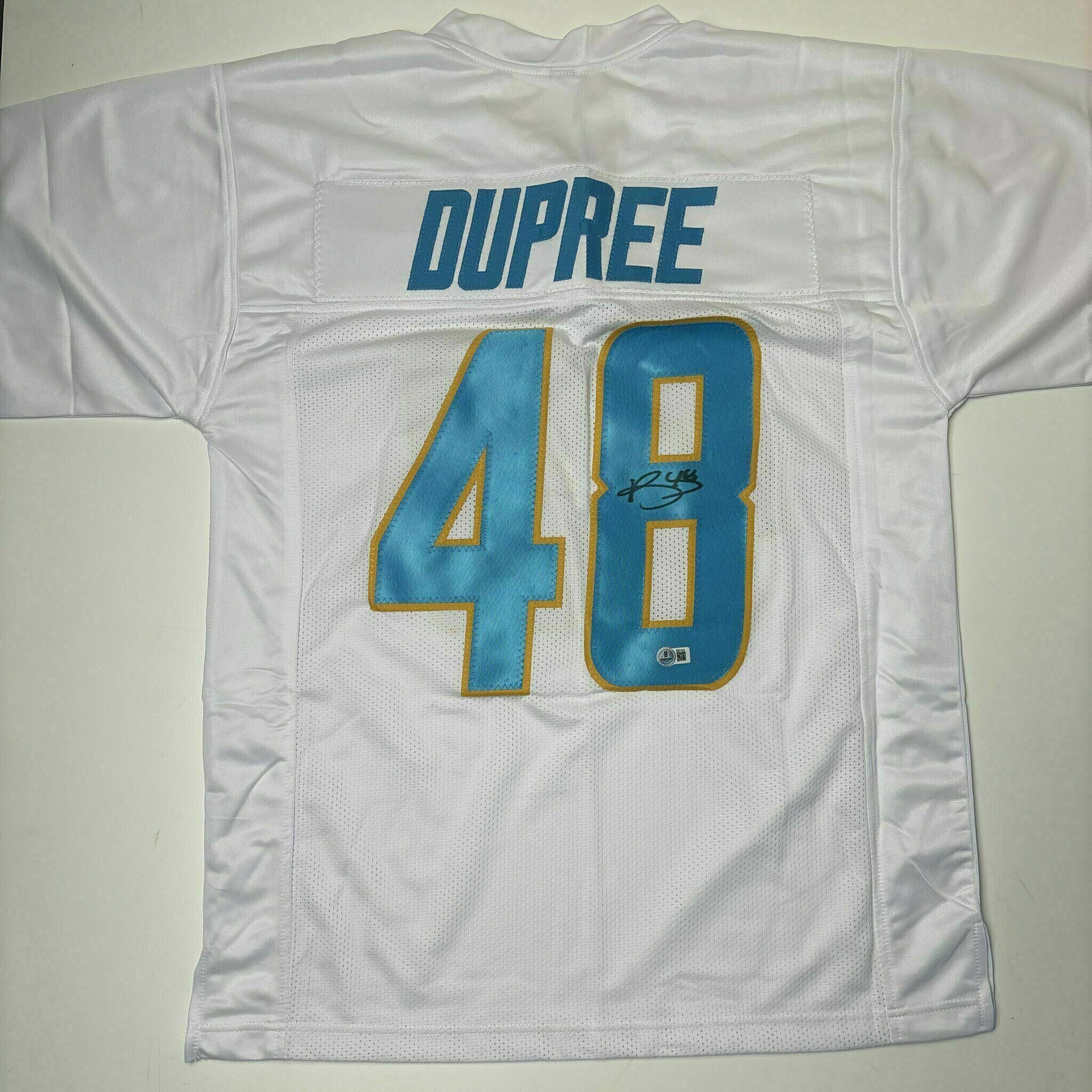 Bud Dupree Signed White Custom Jersey