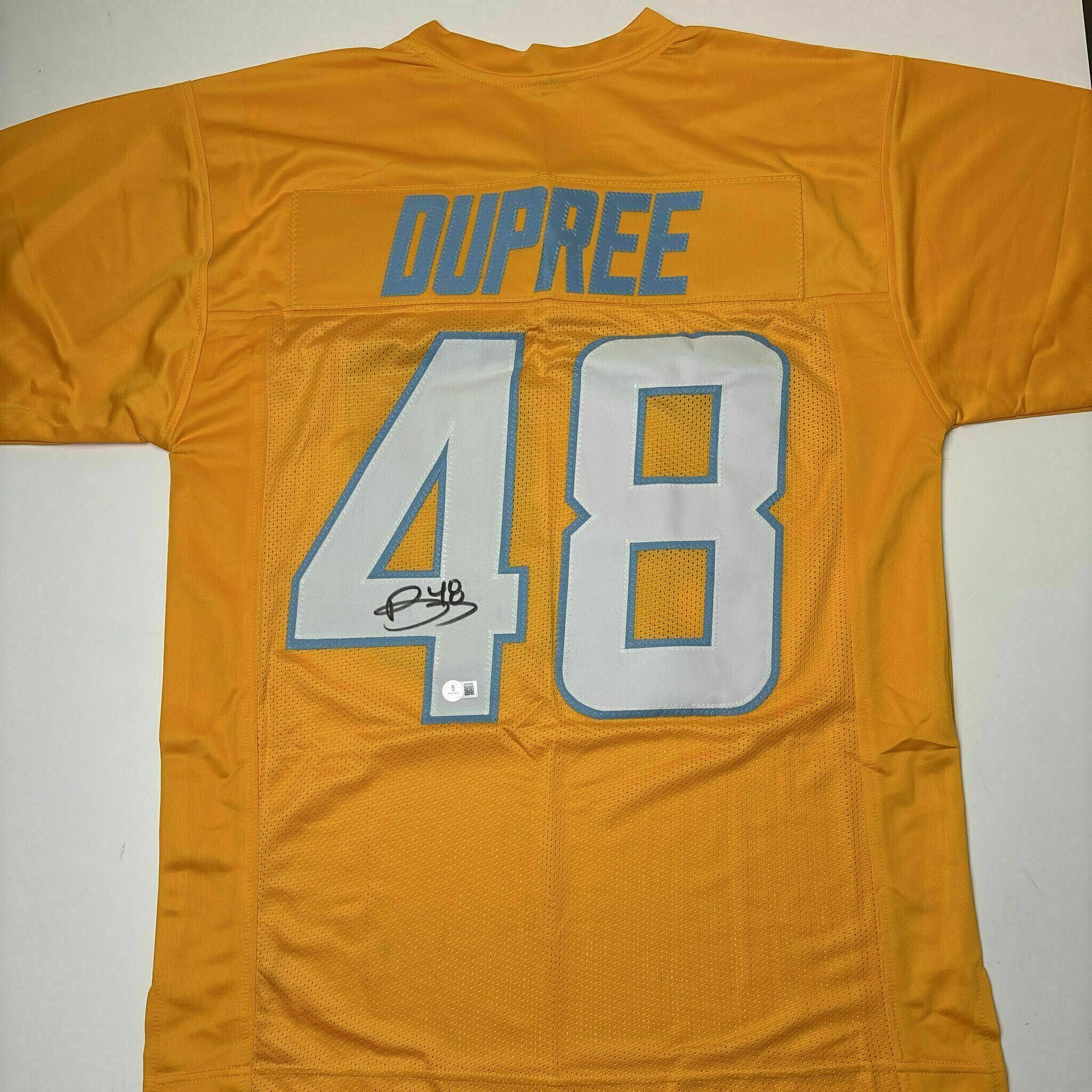 Bud Dupree Signed Yellow Custom Jersey