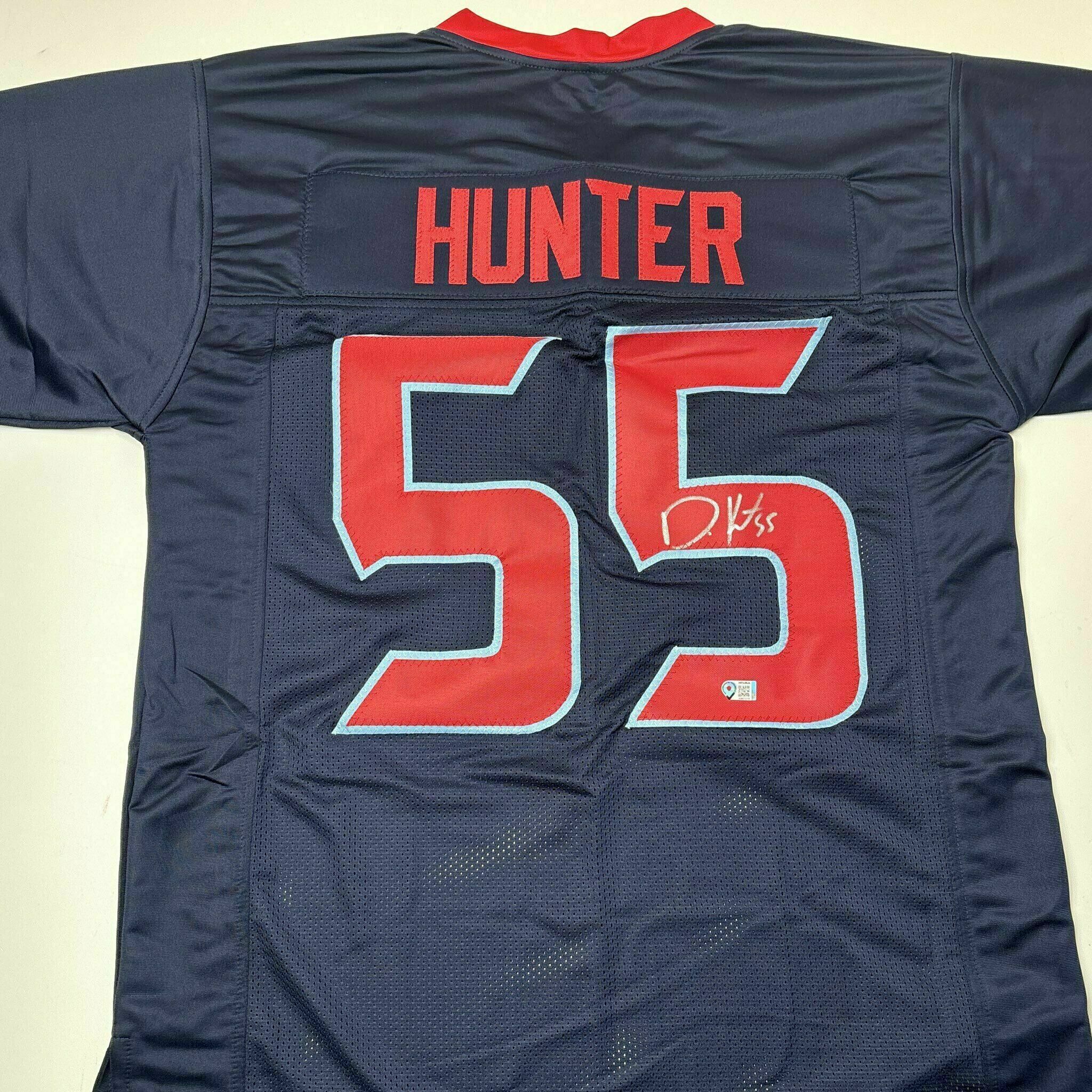 Hunter Signed Color Rush Custom Jersey