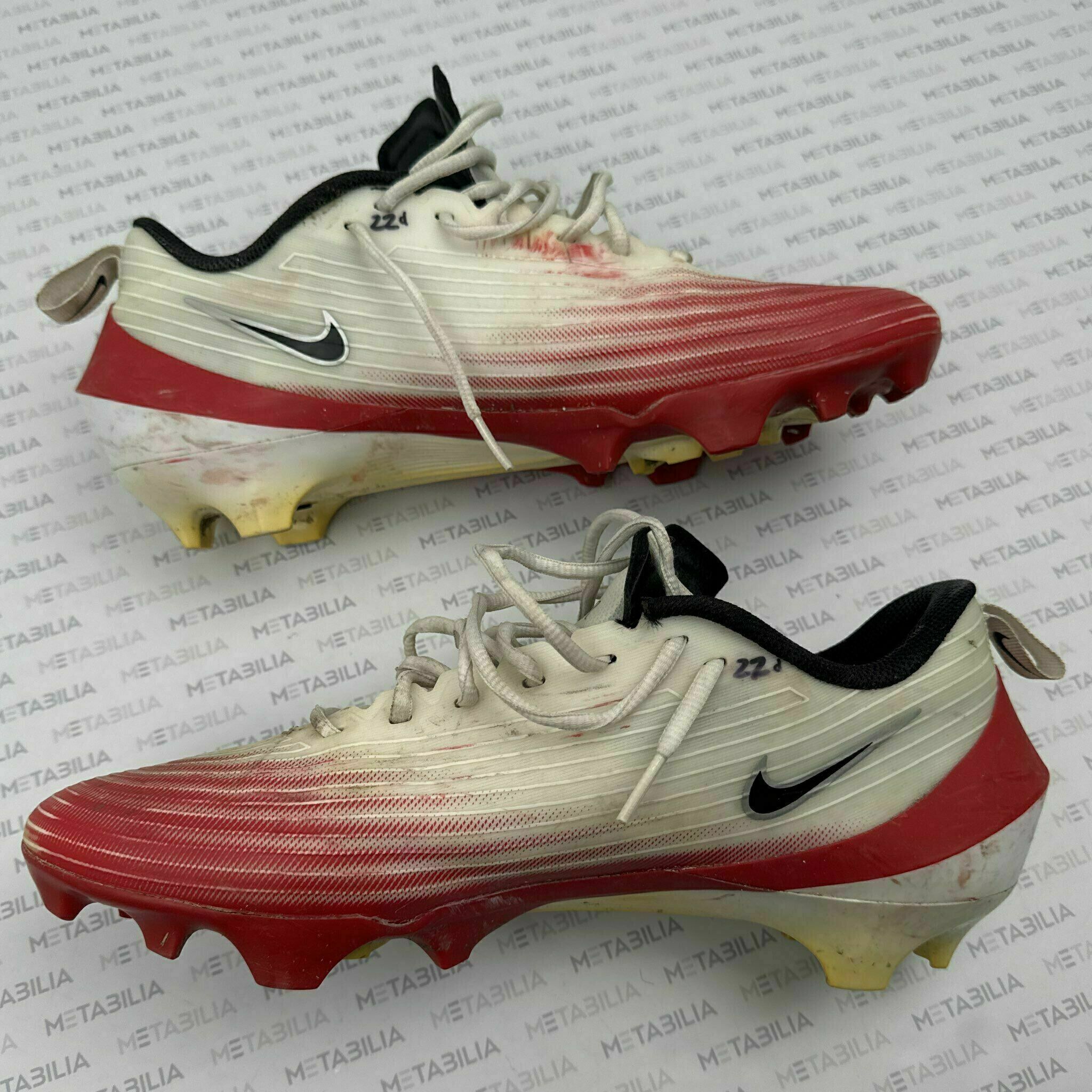 #22 Trent McDuffie Game-Worn Cleats vs Raiders