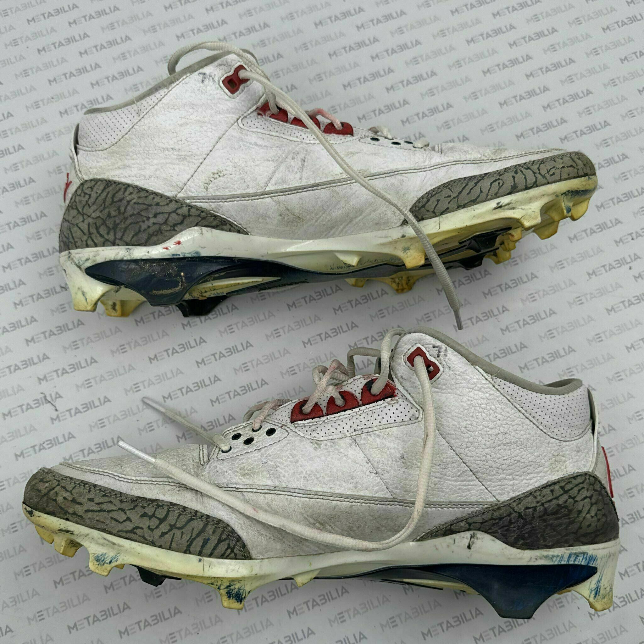 #71 Josh Simmons Game-Worn Cleats vs Raiders