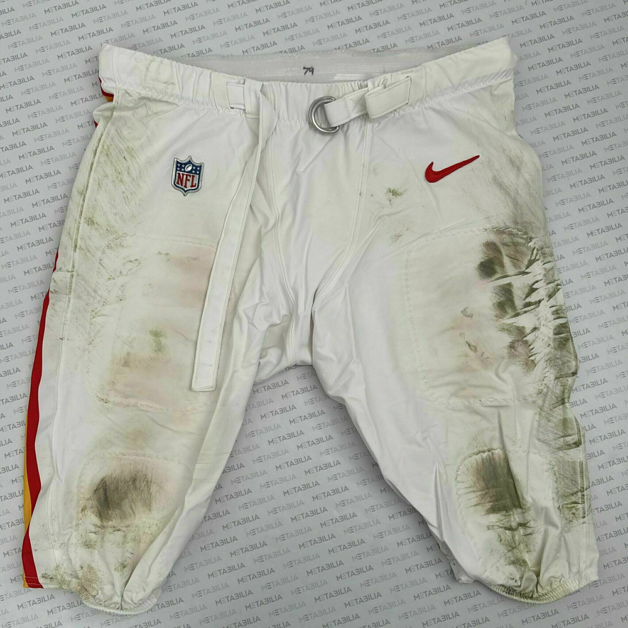 #79 Esa Pole Game-Worn Pants vs DEN