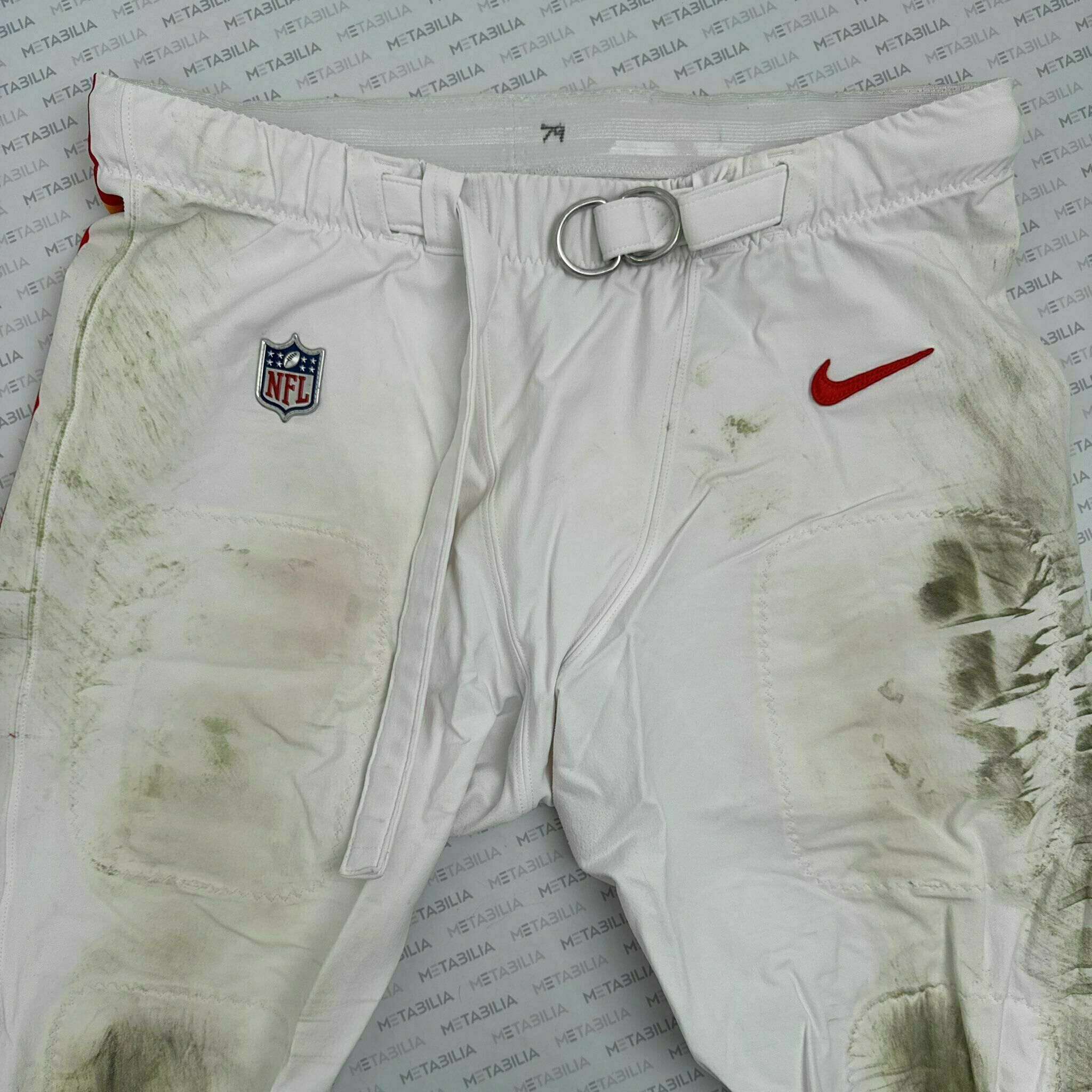 #79 Esa Pole Game-Worn Pants vs DEN