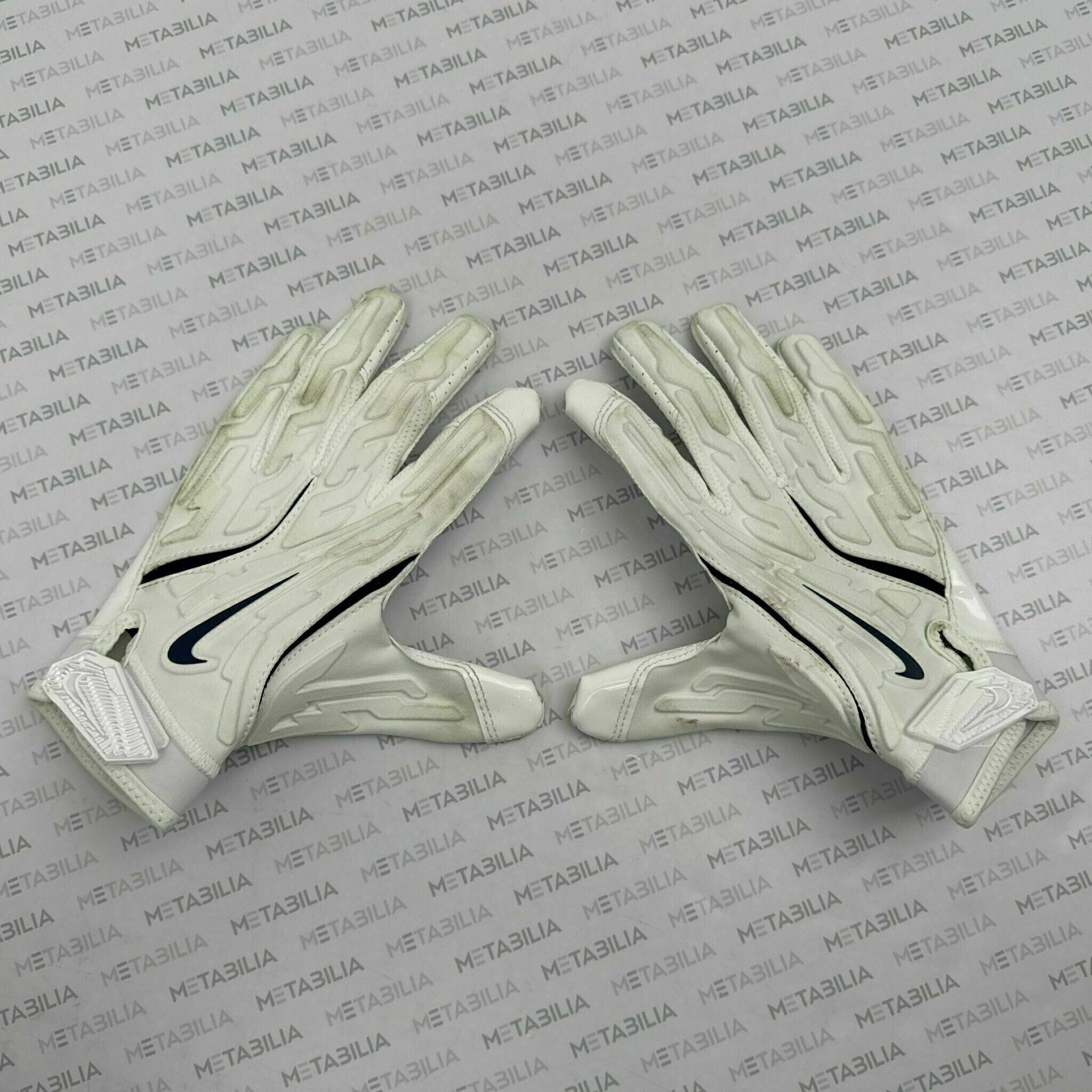 #5 Jalen Pitre Game-Worn Gloves vs PIT