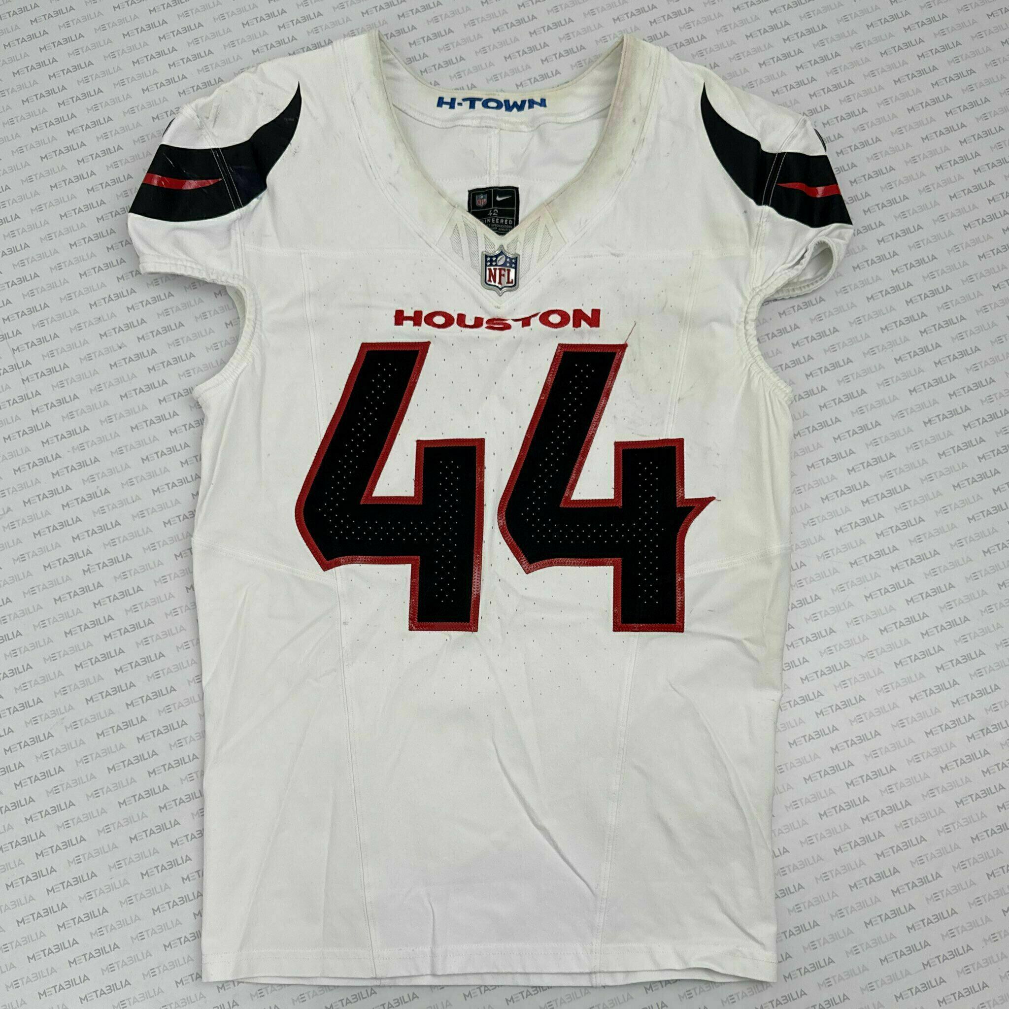 #44 British Brooks Game-Worn PLAYOFF Jersey vs PIT