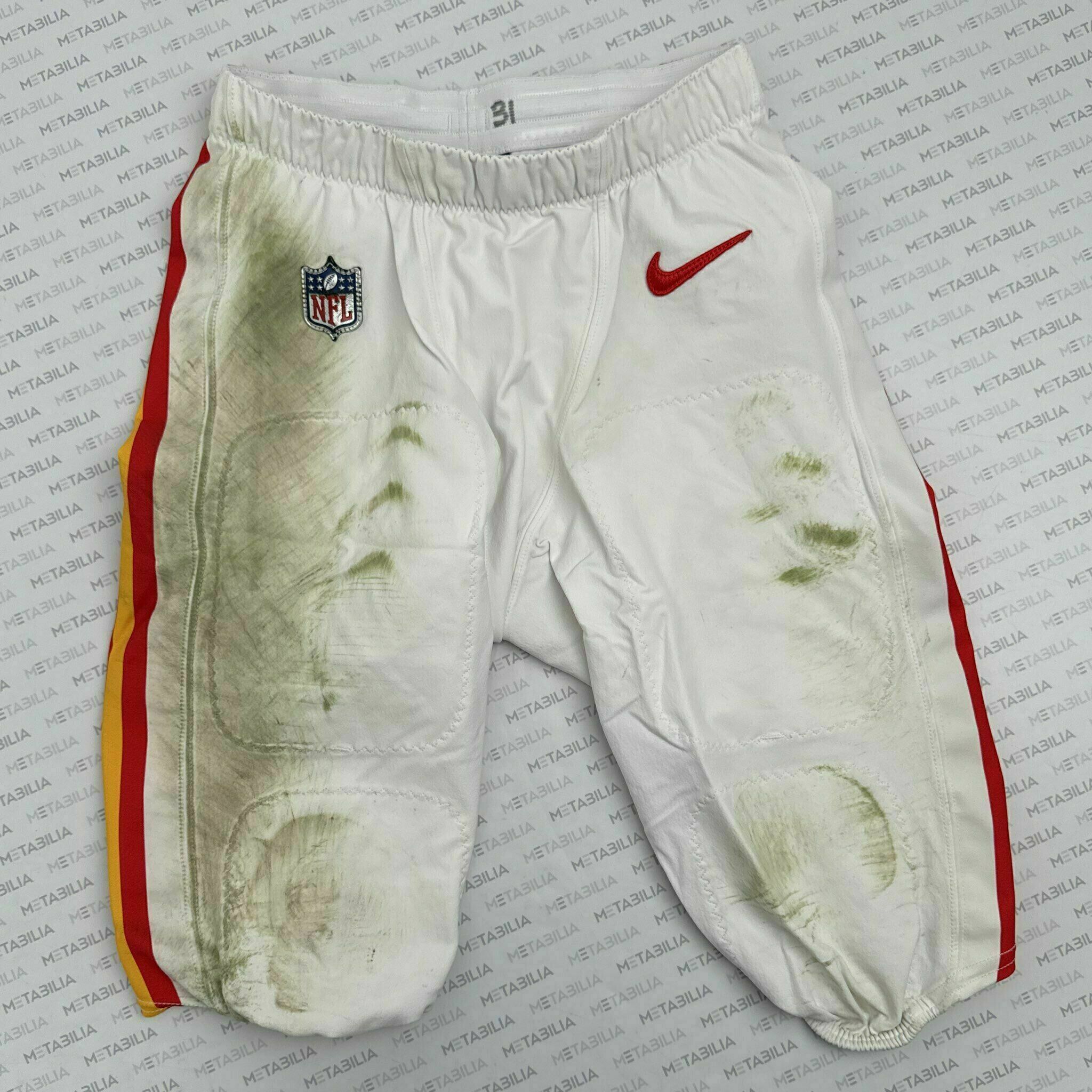 #31 Jeffrey Bassa Game-Worn Pants vs DEN