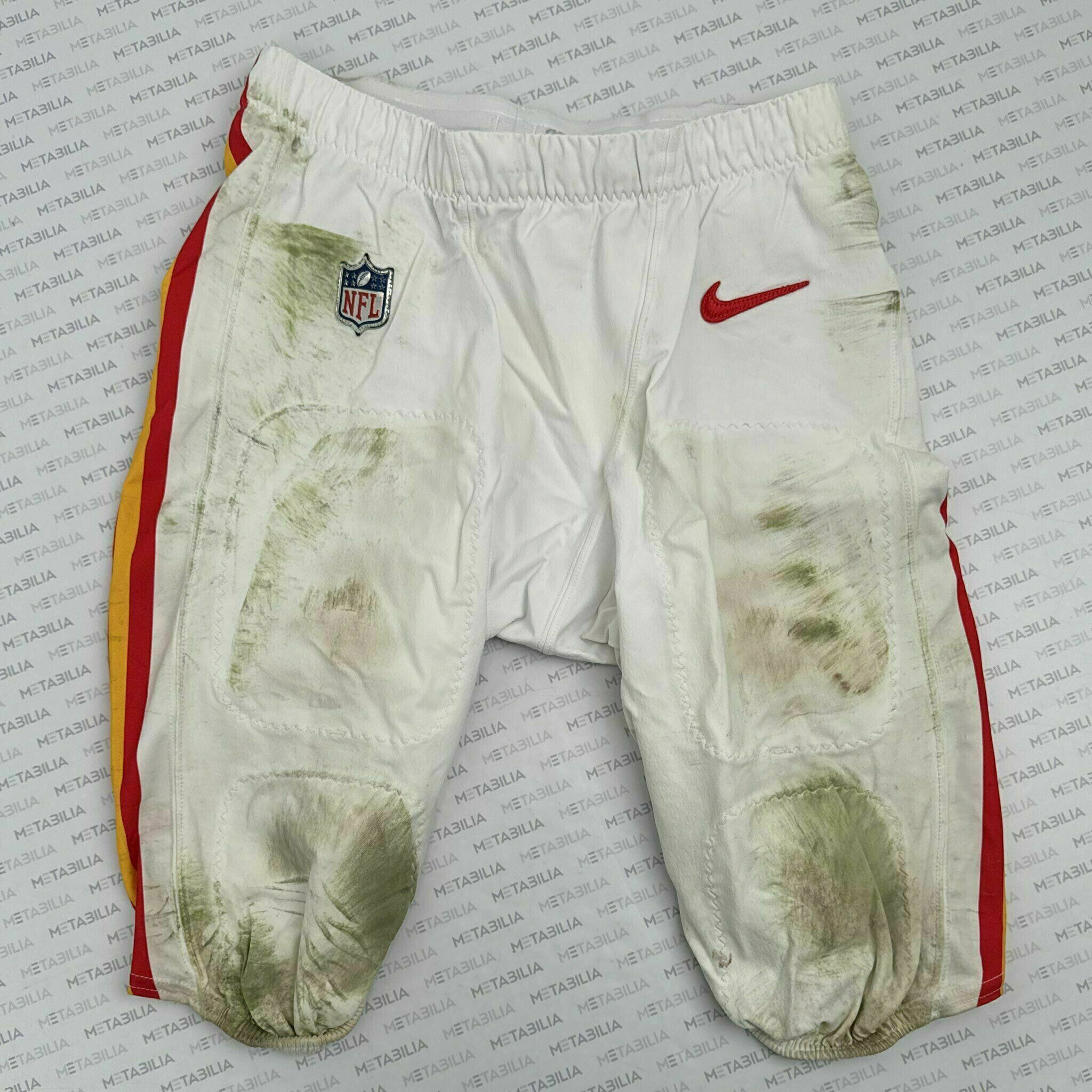 #29 Kareem Hunt Game-Worn Pants vs DEN