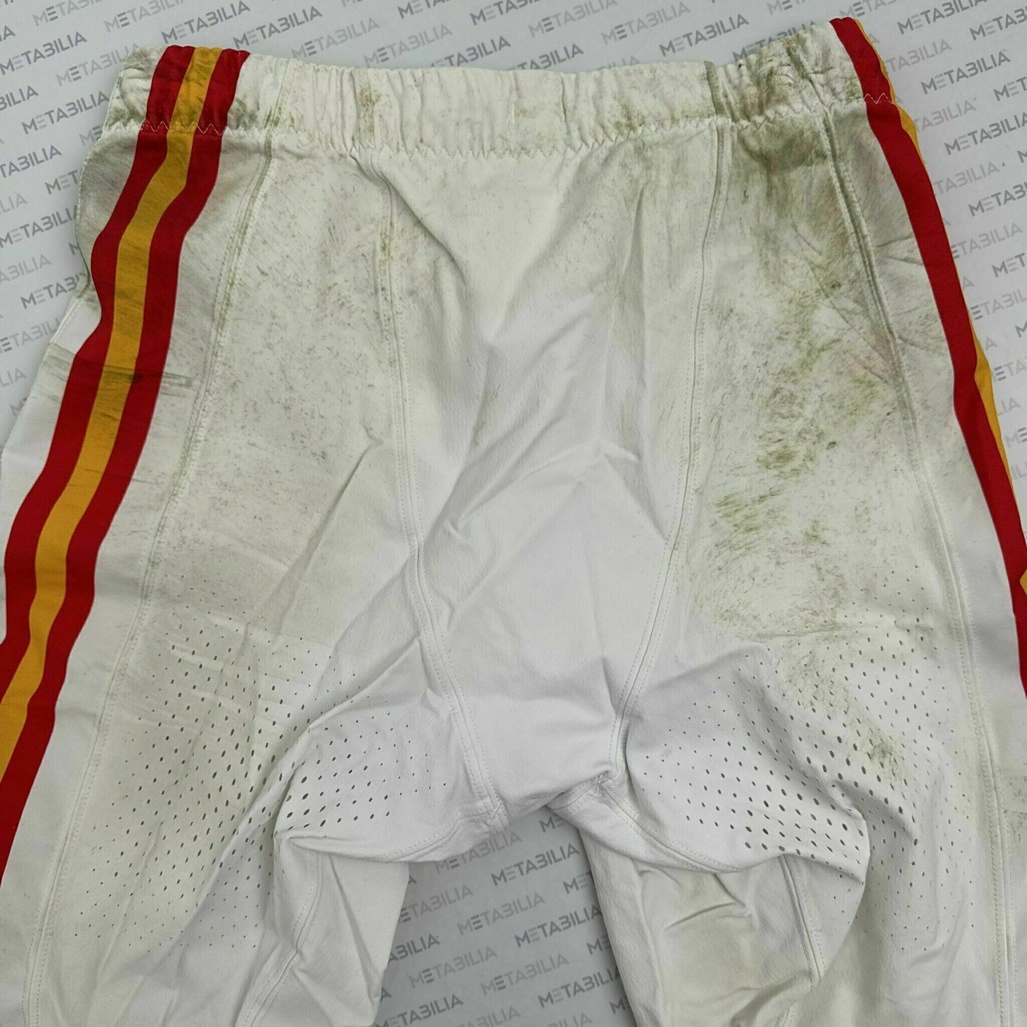 #29 Kareem Hunt Game-Worn Pants vs DEN