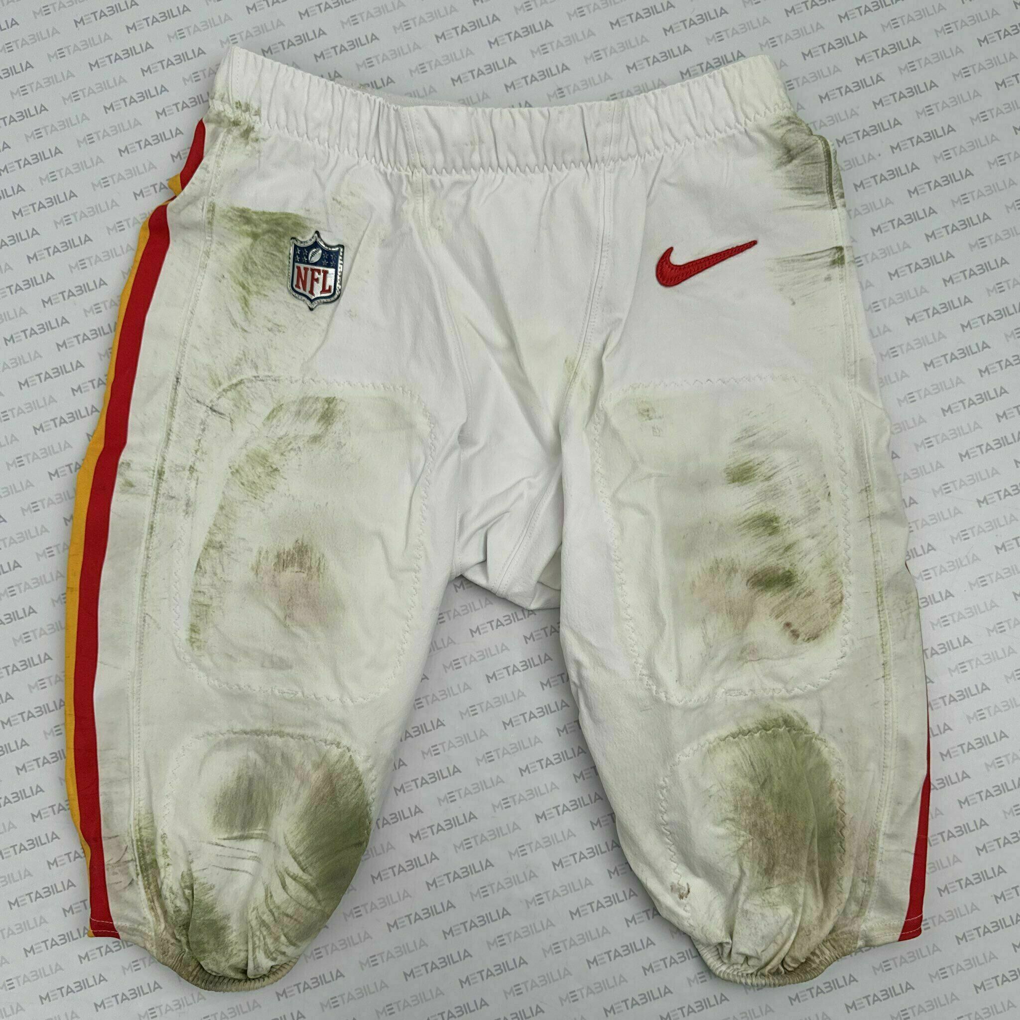 #29 Kareem Hunt Game-Worn Pants vs DEN