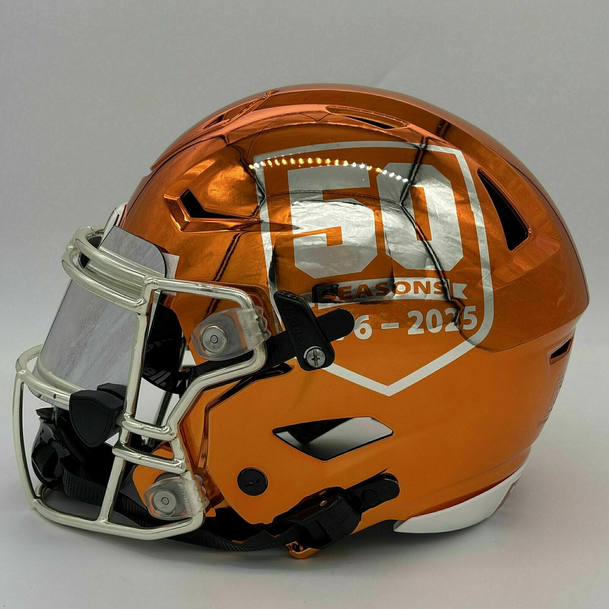 RARE - Mayfield, Godwin, Irving TRIPLE SIGNED Orange Chrome Speedflex