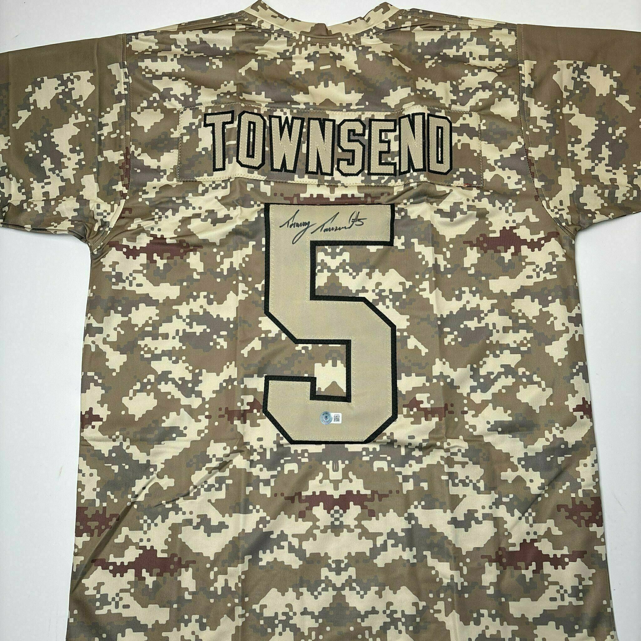 Townsend Signed Camo Custom Jersey
