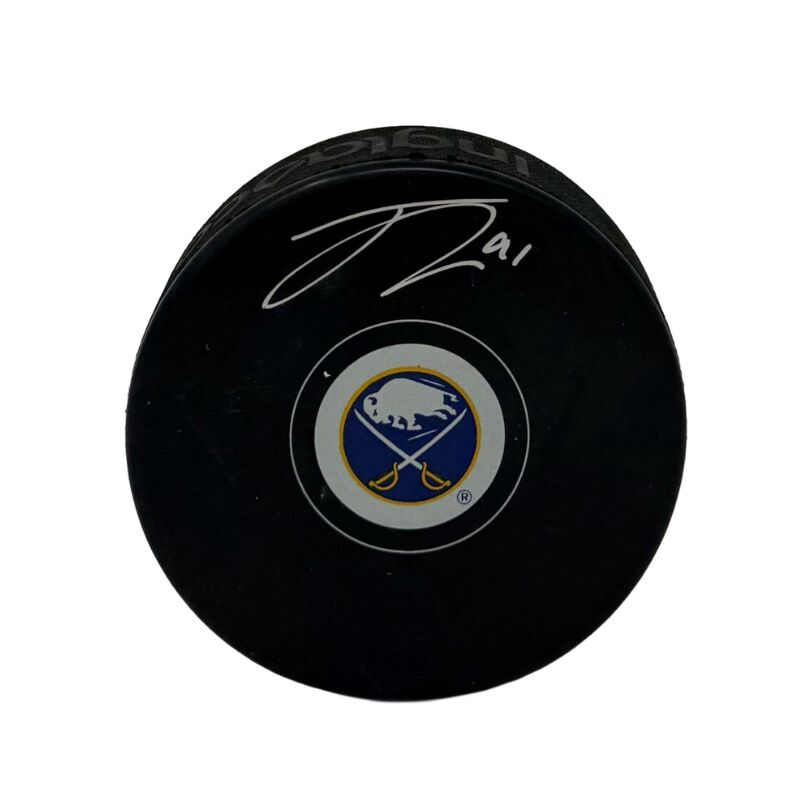 Josh Doan Signed Buffalo Sabres Logo Puck