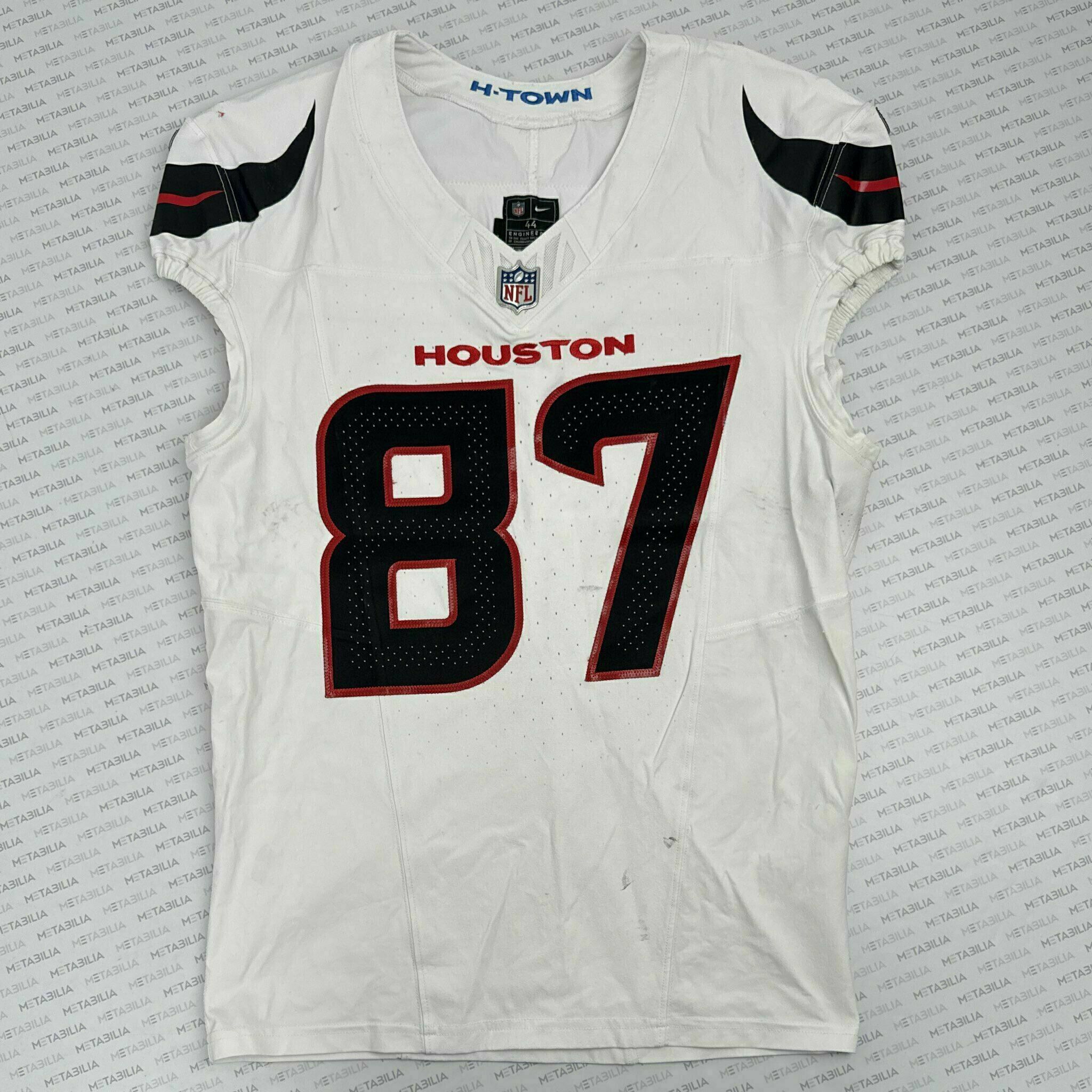 #87 Cade Stover Game-Worn Jersey vs NE