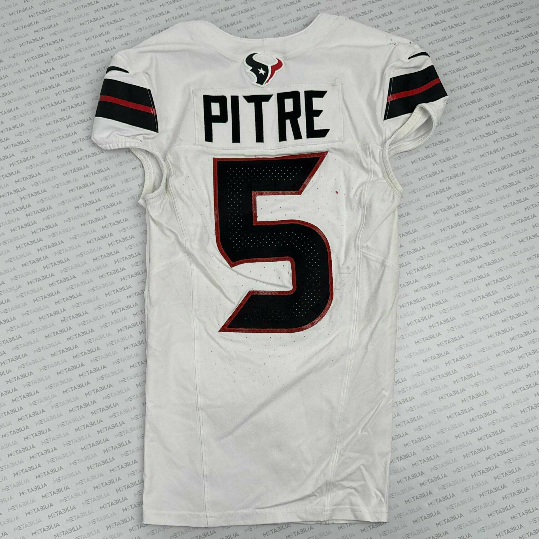 #5 Jalen Pitre Game-Worn Jersey vs NE