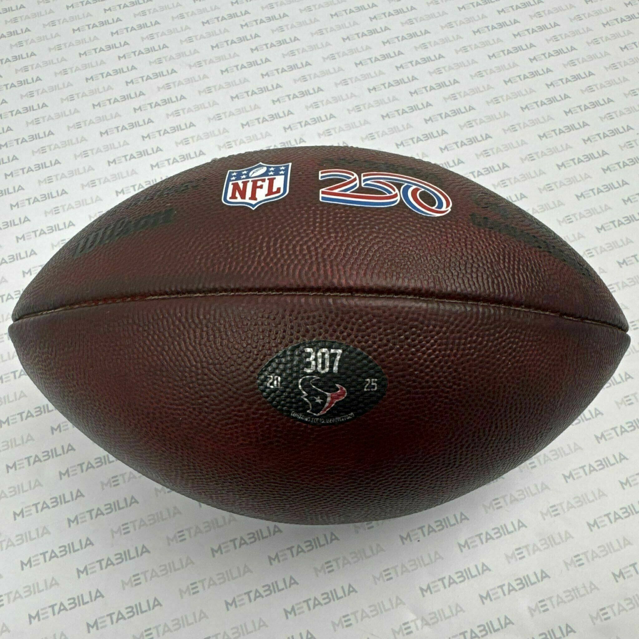Texans Playoff Game-Used Ball #307 vs NE