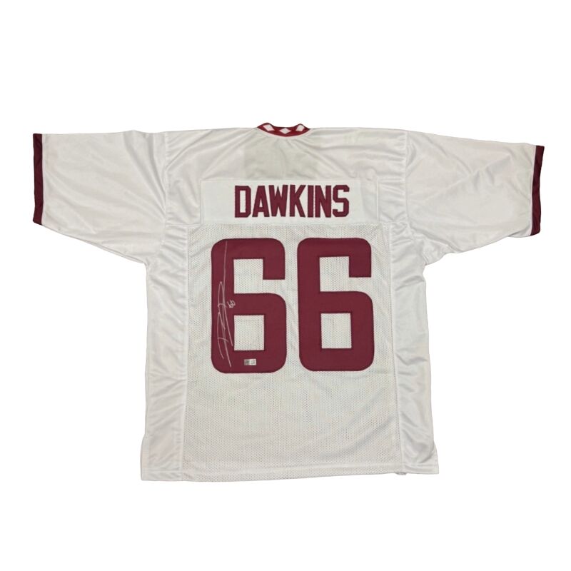 Dion Dawkins Signed Pro-Style White College Jersey