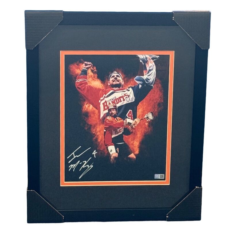 Ian Mackay Signed Color Burst Collage 11x14 Photo Professionally Framed